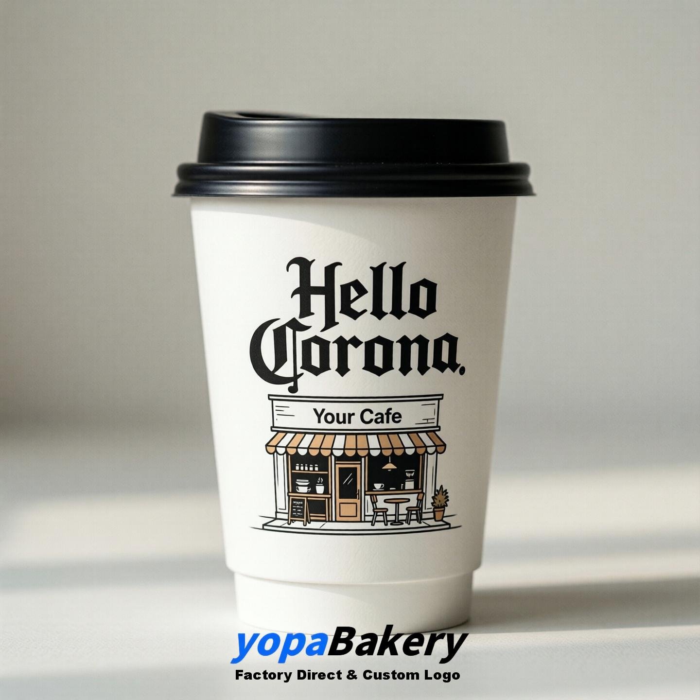 Welcome to Corona Printed Paper Coffee Cups | Corona Cafe Packaging Designer
