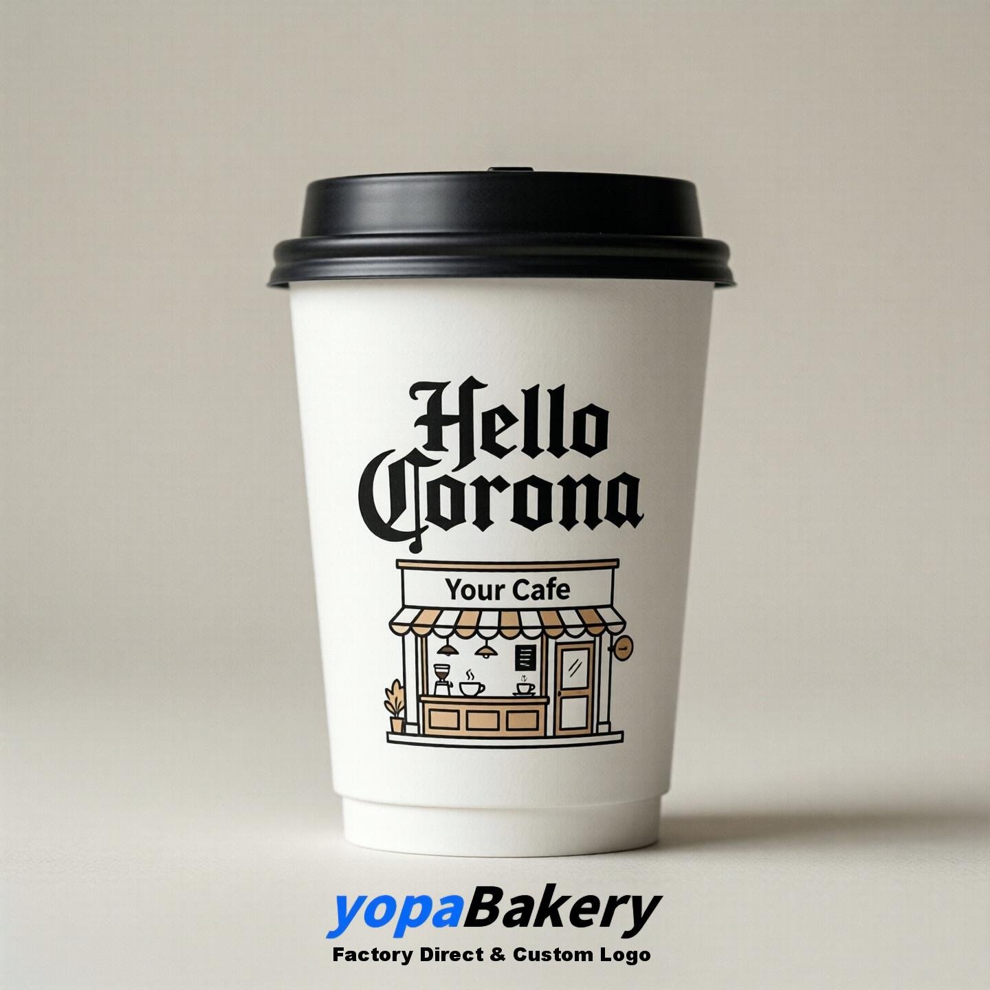 Welcome to Corona Printed Paper Coffee Cups | Corona Cafe Packaging Designer
