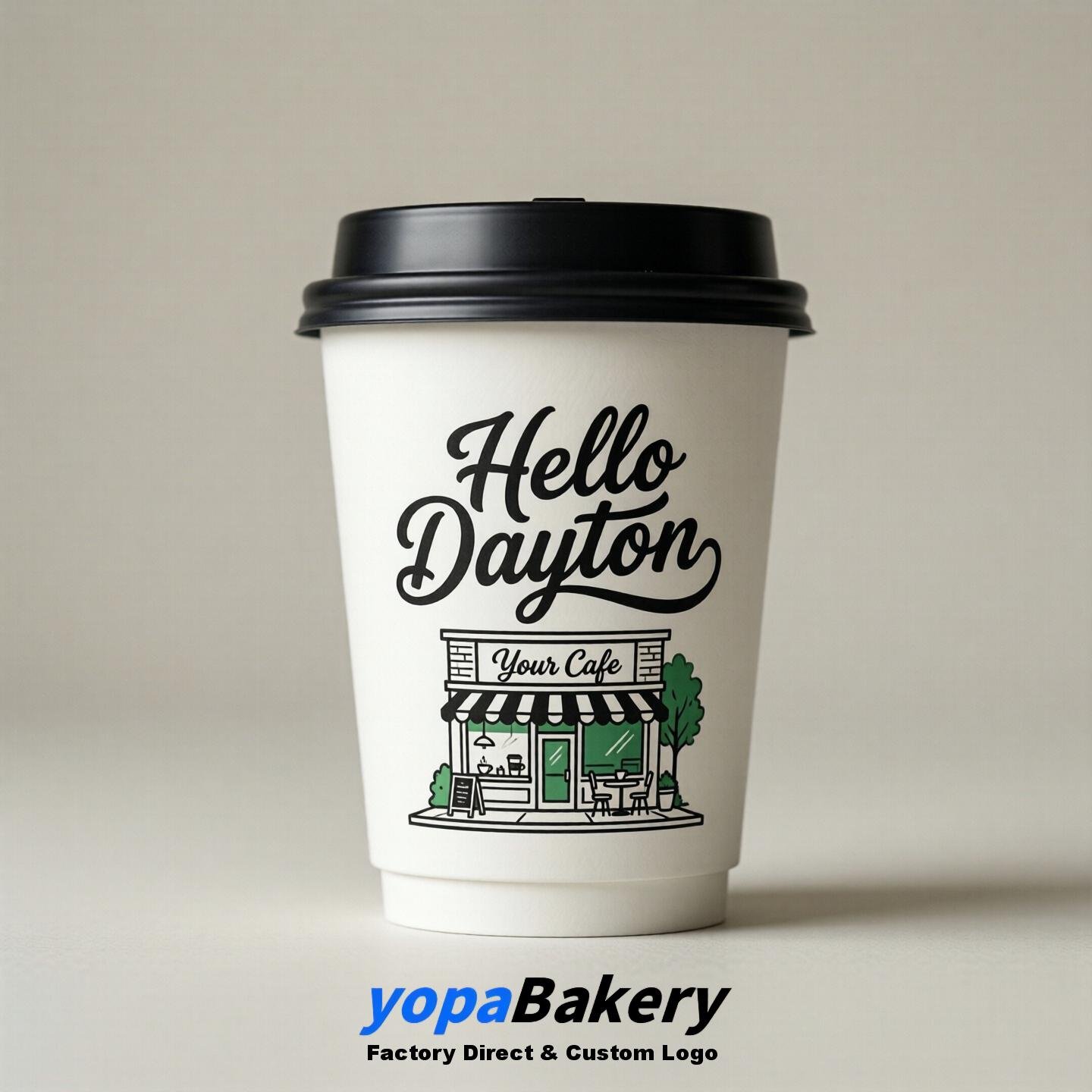 Welcome to Dayton Printed Paper Coffee Cups | Dayton Cafe Packaging Designer