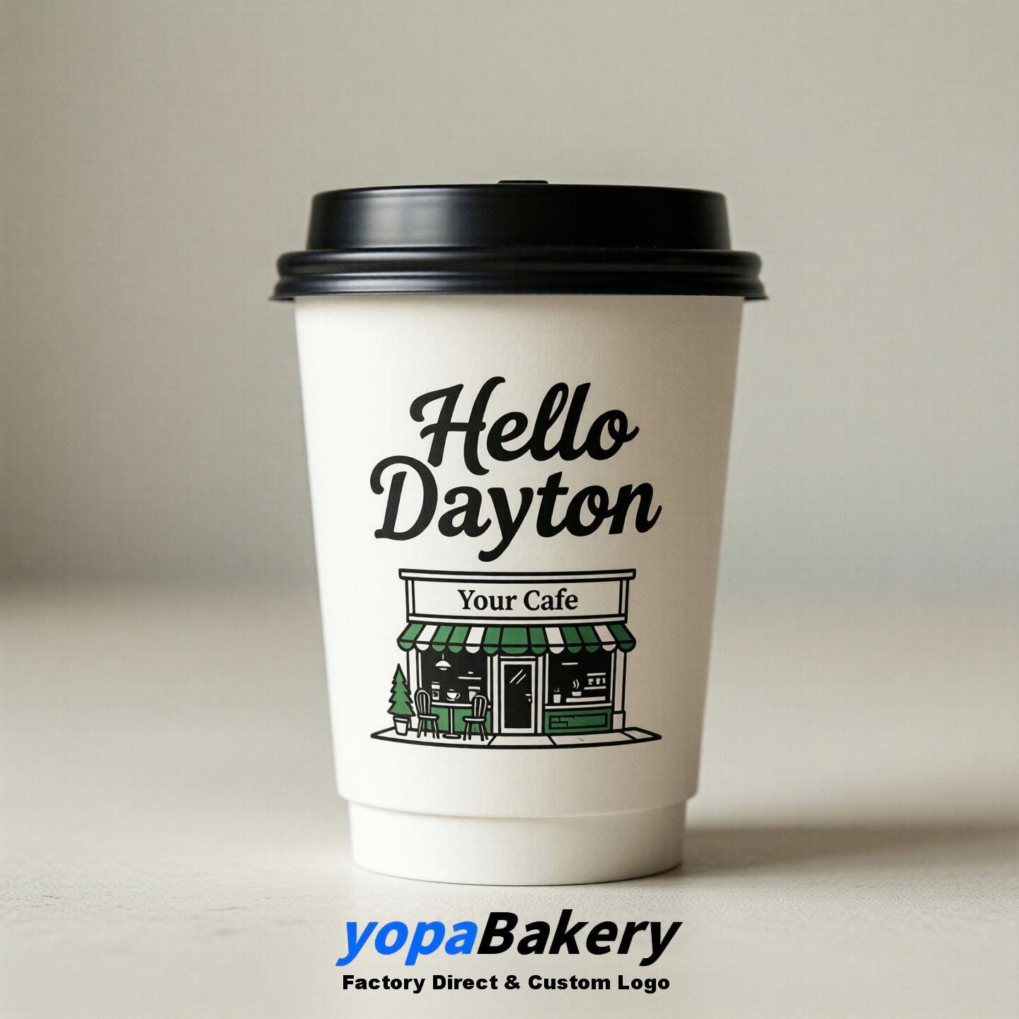Welcome to Dayton Printed Paper Coffee Cups | Dayton Cafe Packaging Designer