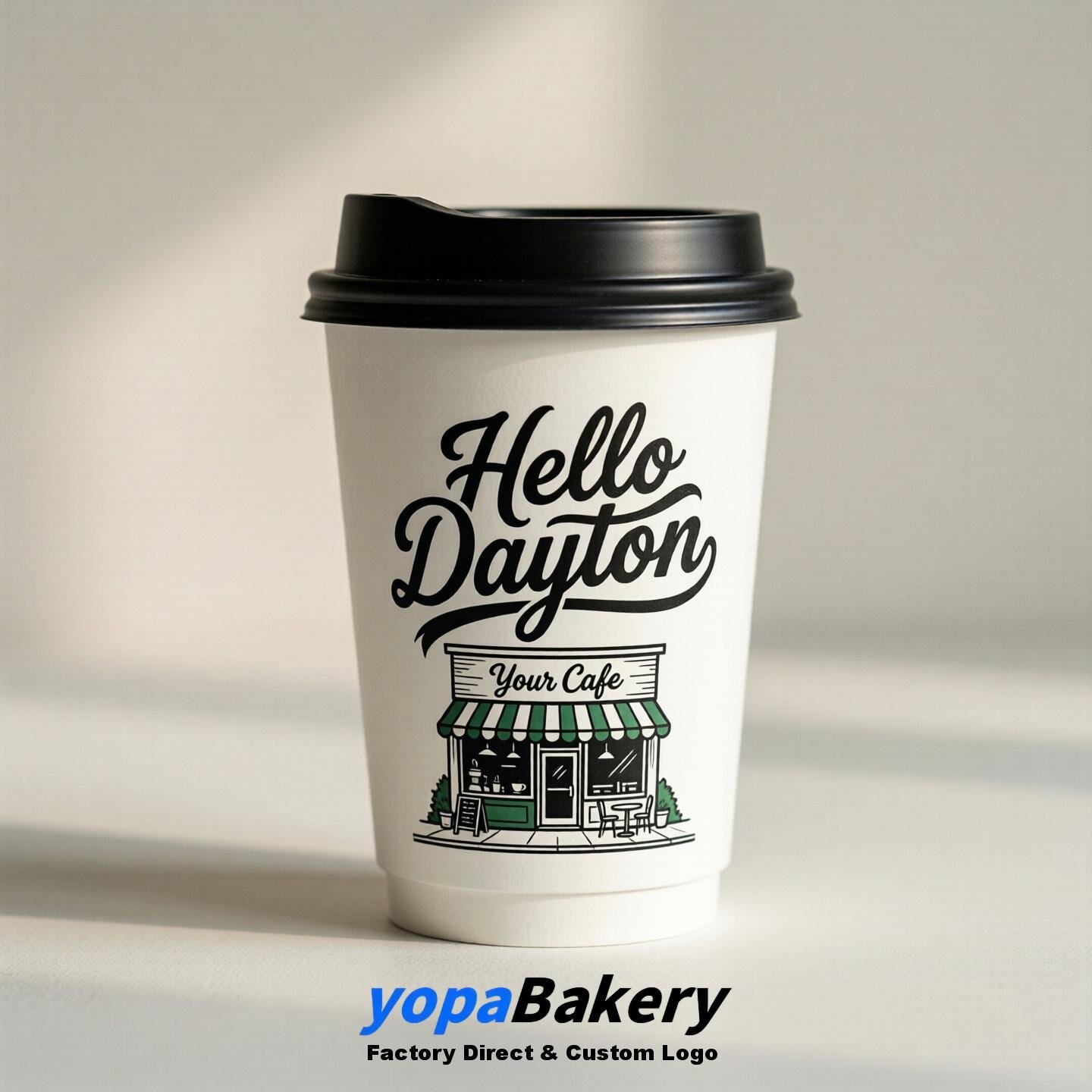 Welcome to Dayton Printed Paper Coffee Cups | Dayton Cafe Packaging Designer