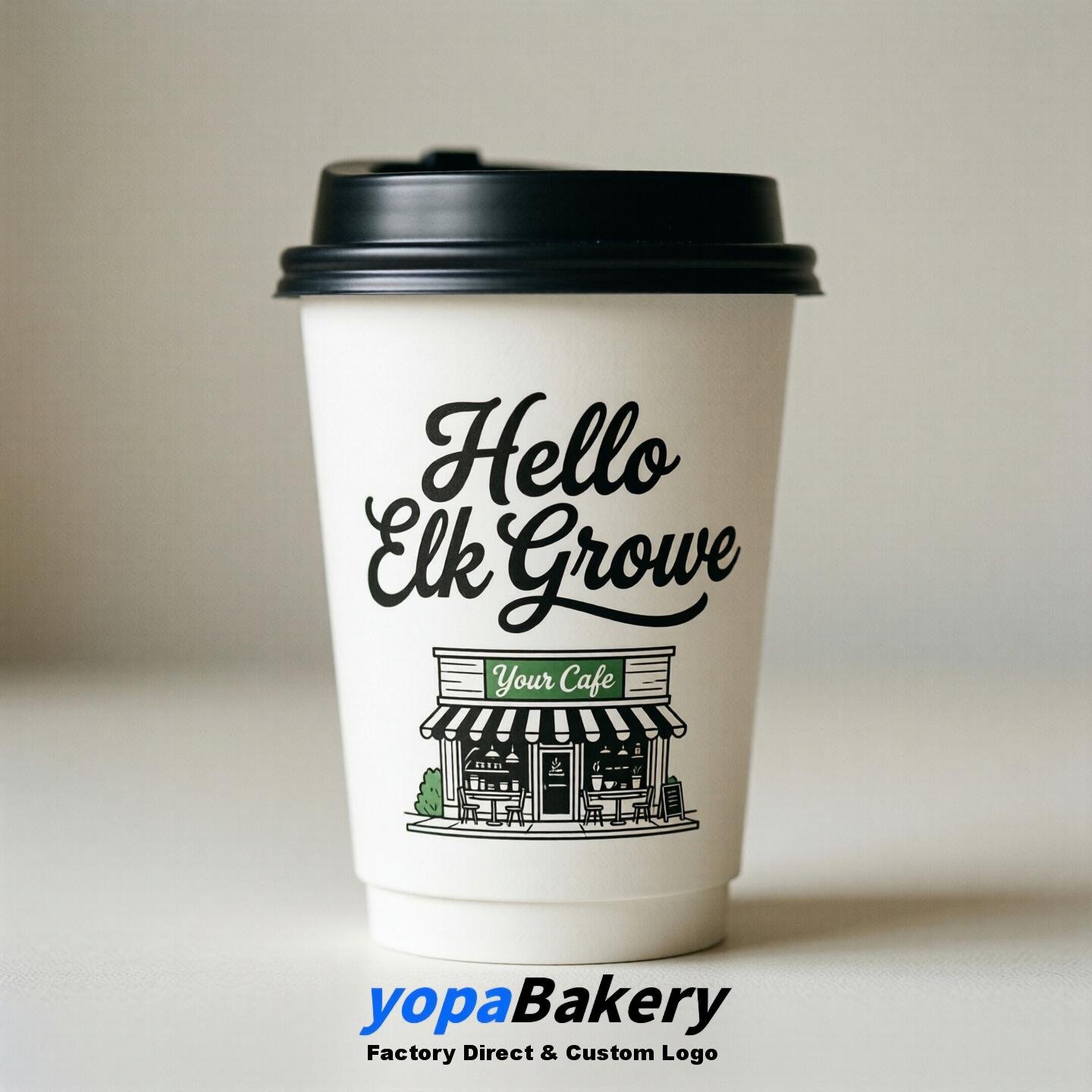 Welcome to Elk Grove Printed Paper Coffee Cups | Elk Grove Cafe Packaging Designer