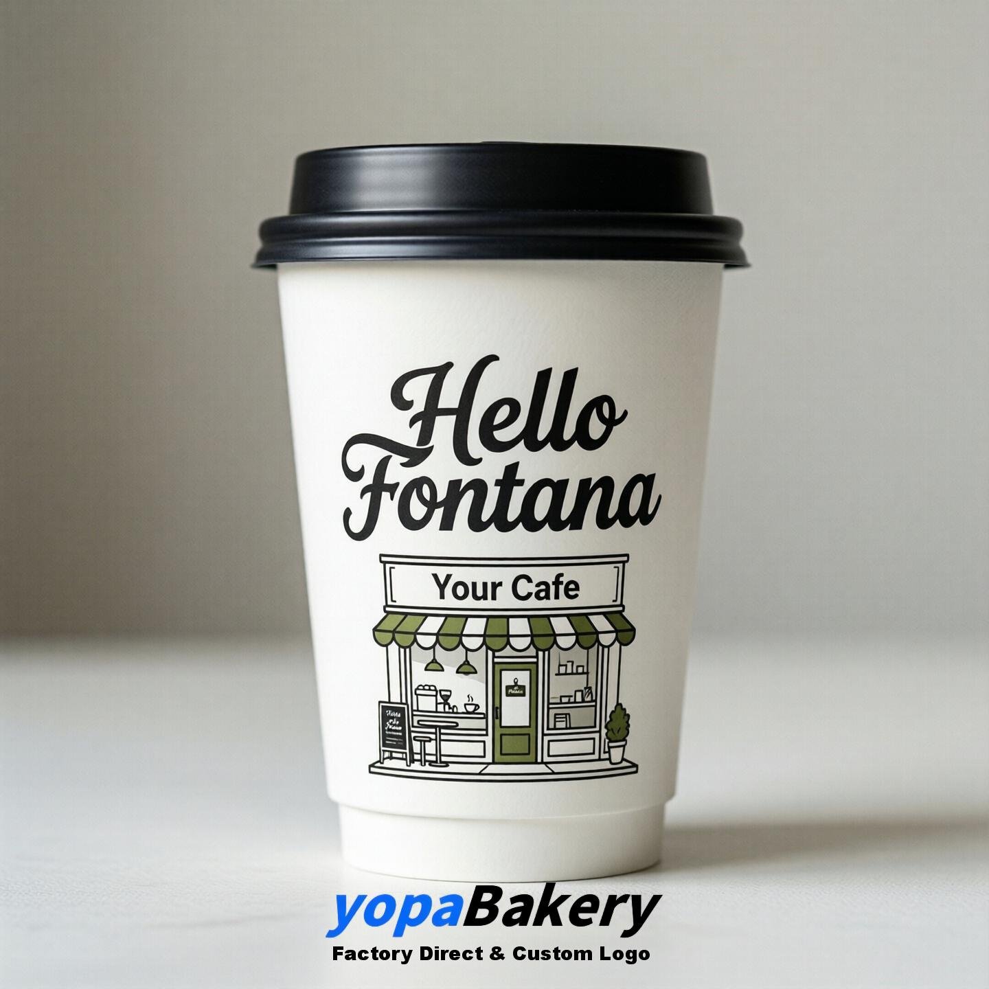 Welcome to Fontana Printed Paper Coffee Cups | Fontana Cafe Packaging Designer