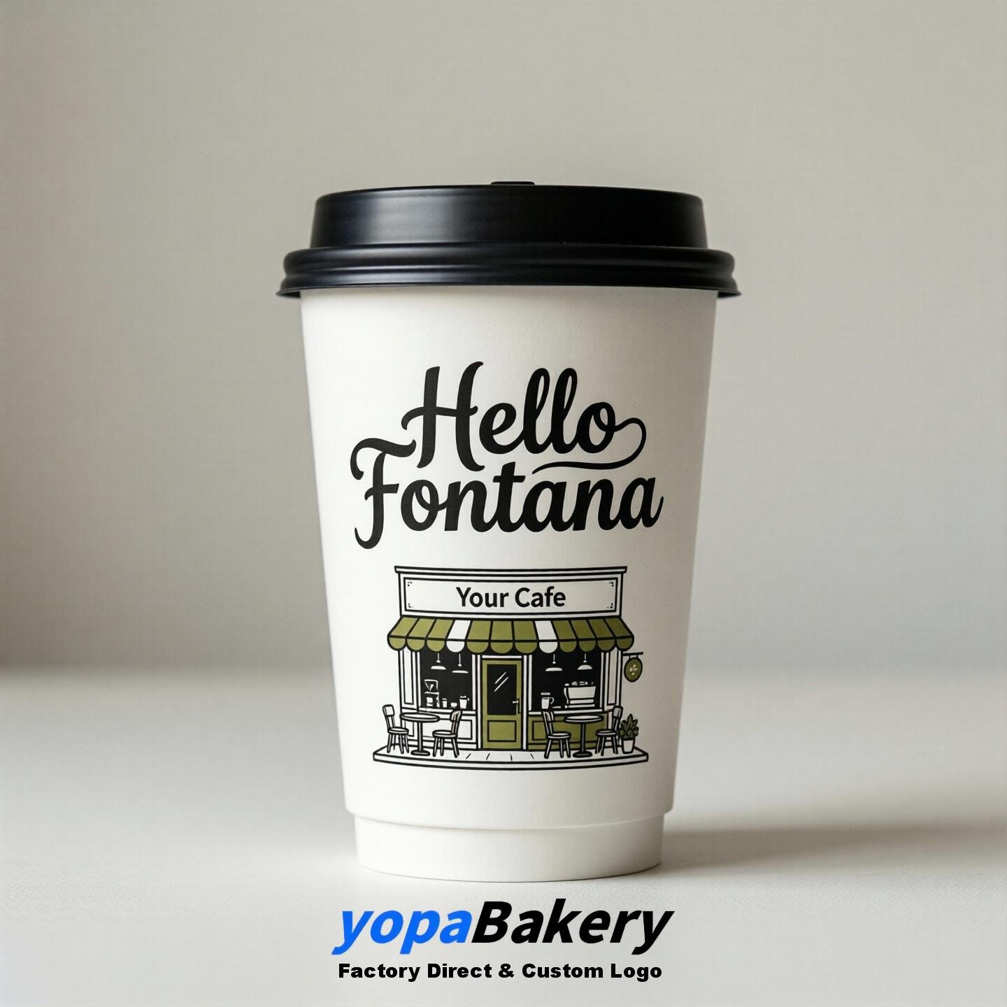 Welcome to Fontana Printed Paper Coffee Cups | Fontana Cafe Packaging Designer