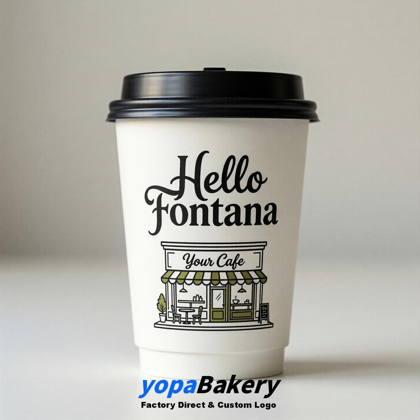 Welcome to Fontana Printed Paper Coffee Cups | Fontana Cafe Packaging Designer