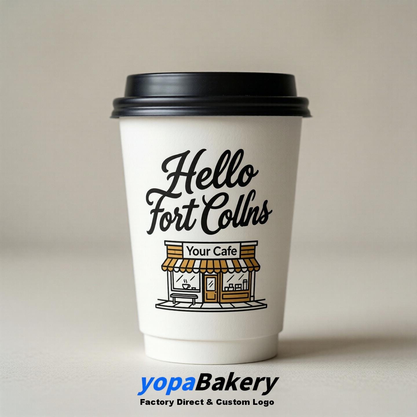 Welcome to Fort Collins Printed Paper Coffee Cups | Fort Collins Cafe Packaging Designer