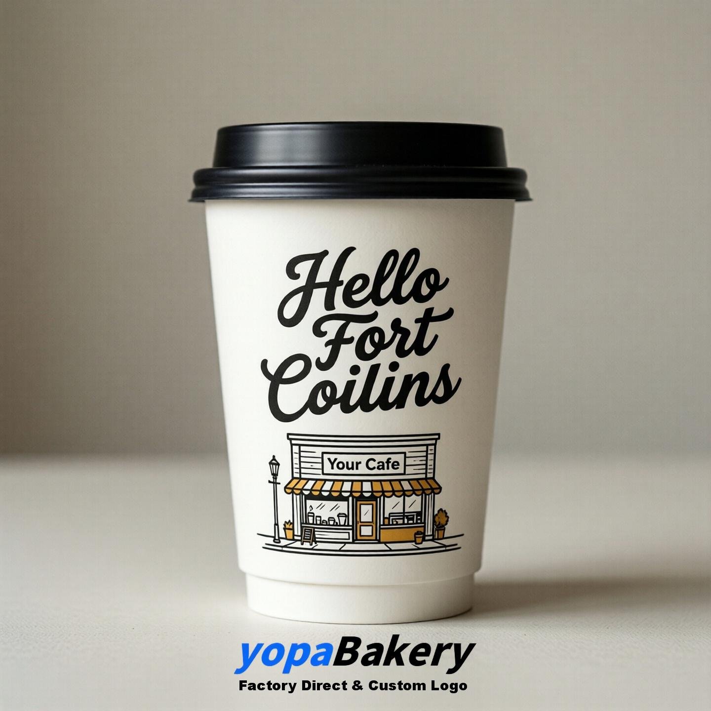 Welcome to Fort Collins Printed Paper Coffee Cups | Fort Collins Cafe Packaging Designer