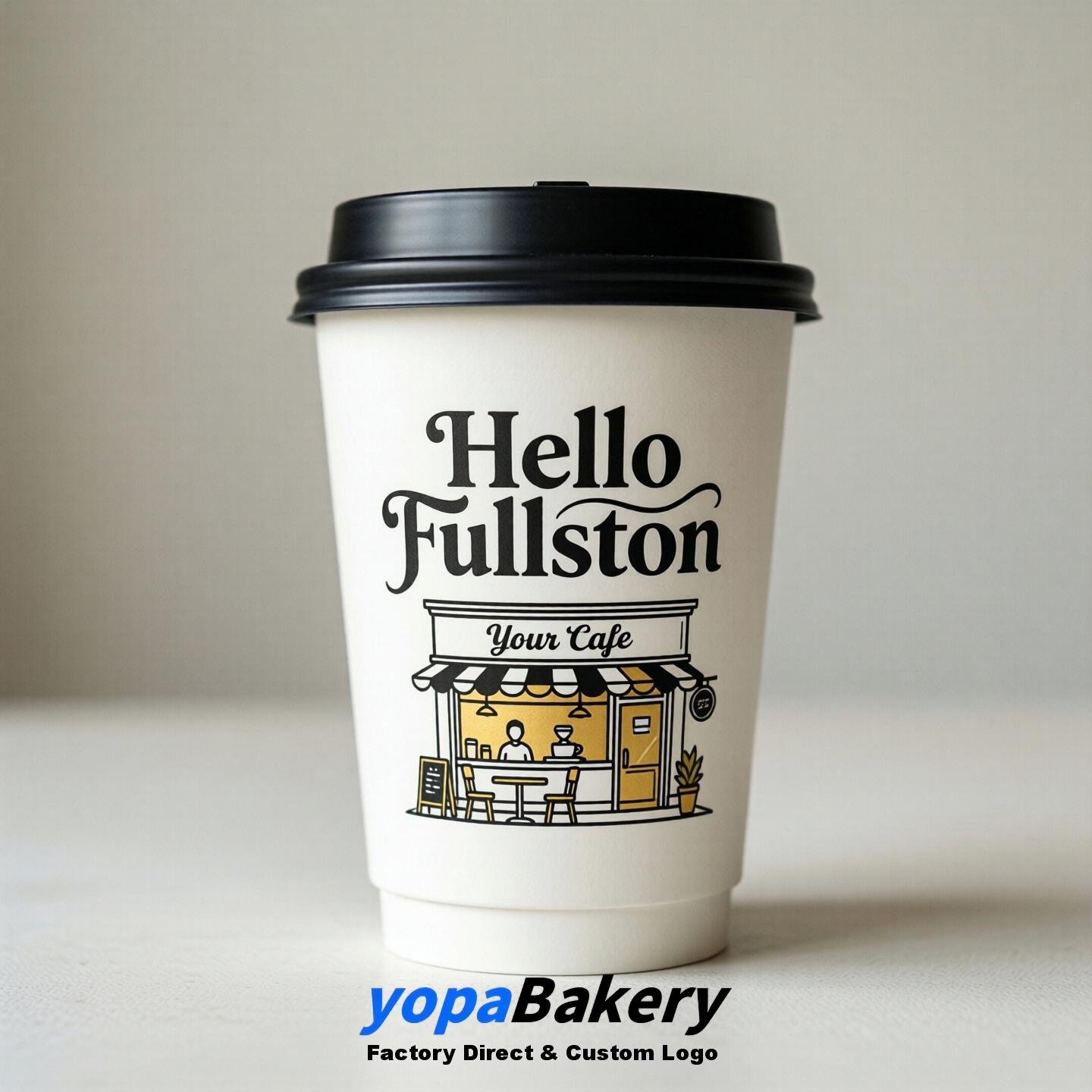 Welcome to Fullerton Printed Paper Coffee Cups | Fullerton Cafe Packaging Designer