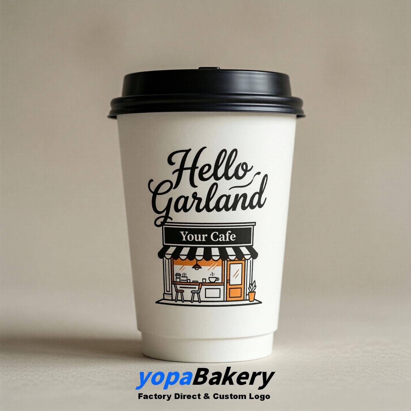 Welcome to Garland Printed Paper Coffee Cups | Garland Coffee Packaging Design Firm