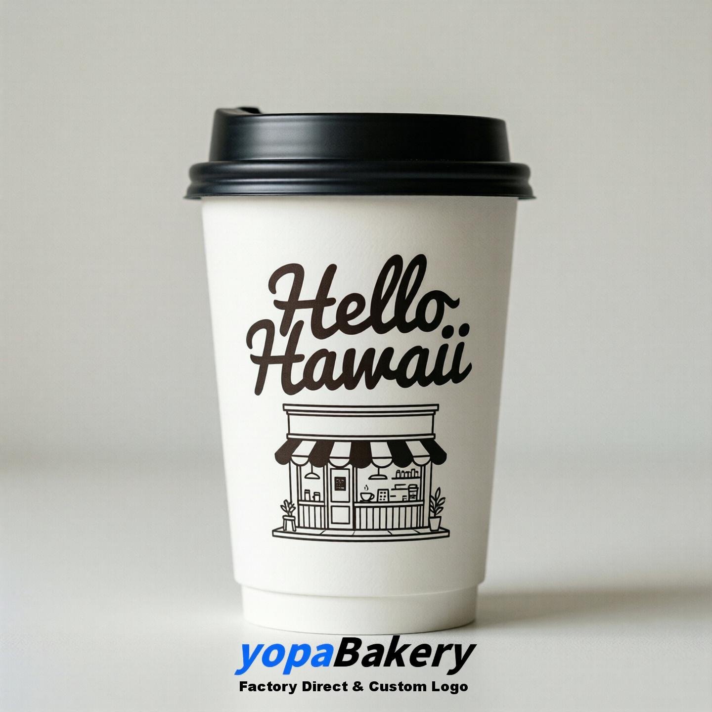 Welcome to Hawaii Printed Paper Coffee Cups | Hawaii Coffee Cups Design & Factory