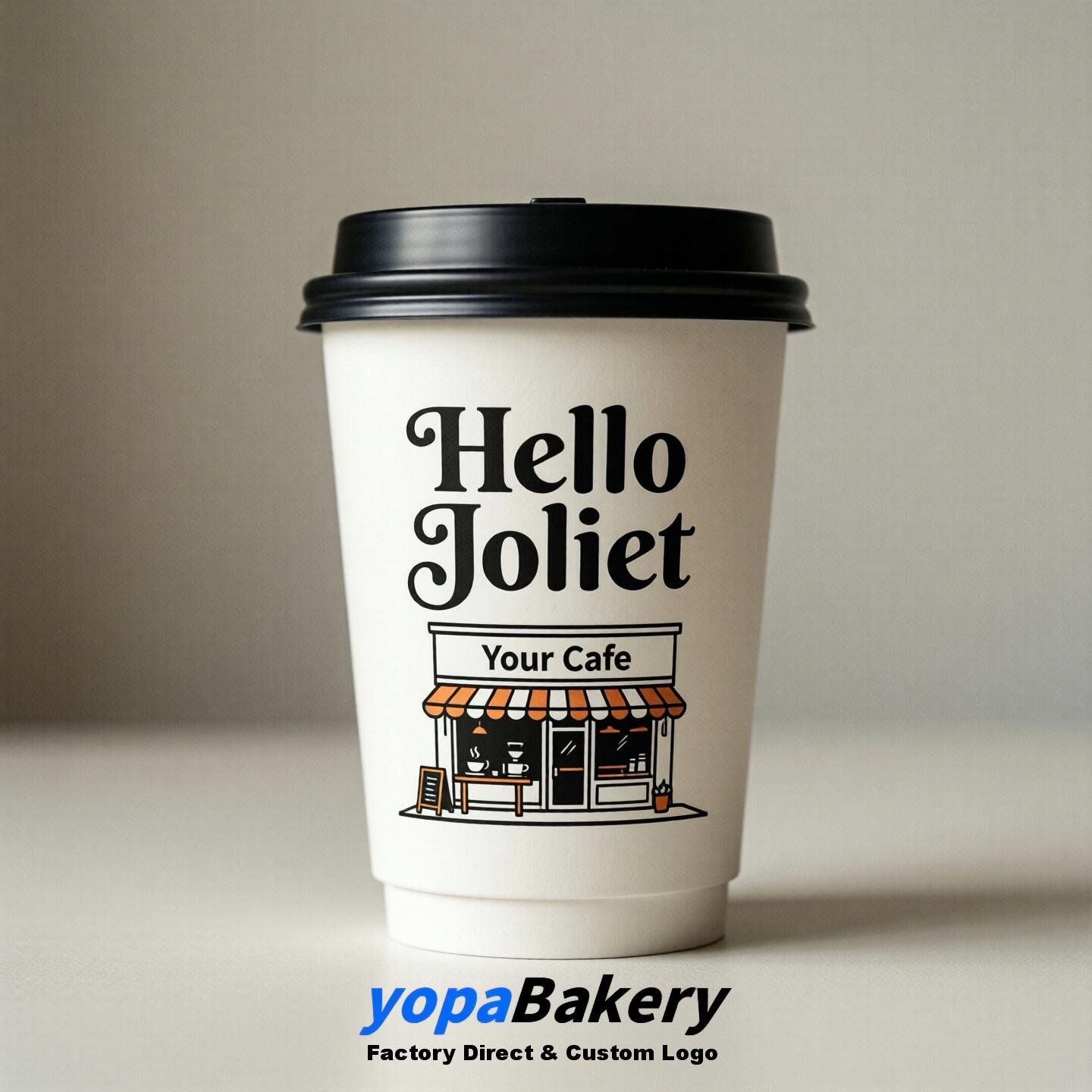 Welcome to Joliet Printed Paper Coffee Cups | Joliet Cafe Packaging Designer