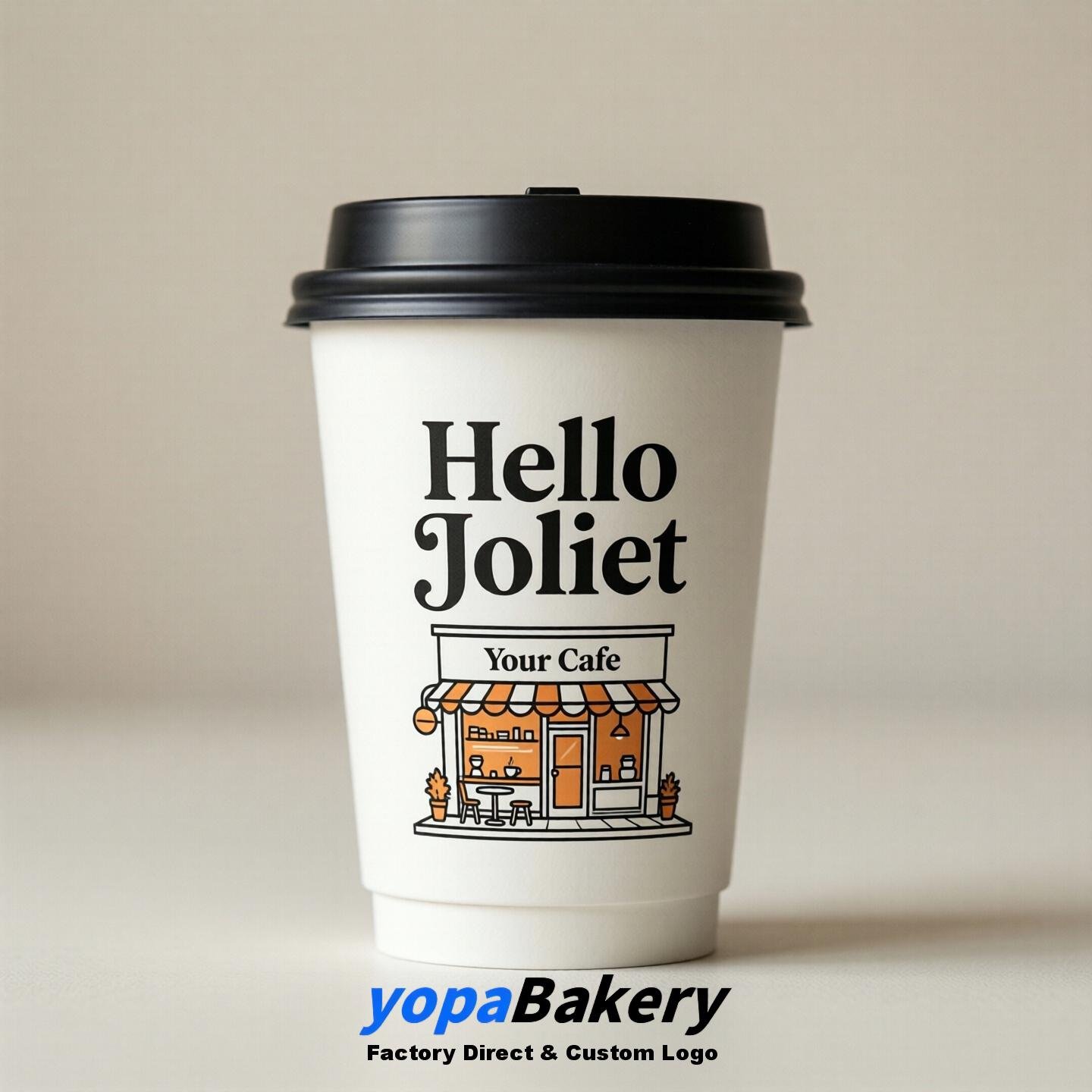 Welcome to Joliet Printed Paper Coffee Cups | Joliet Cafe Packaging Designer