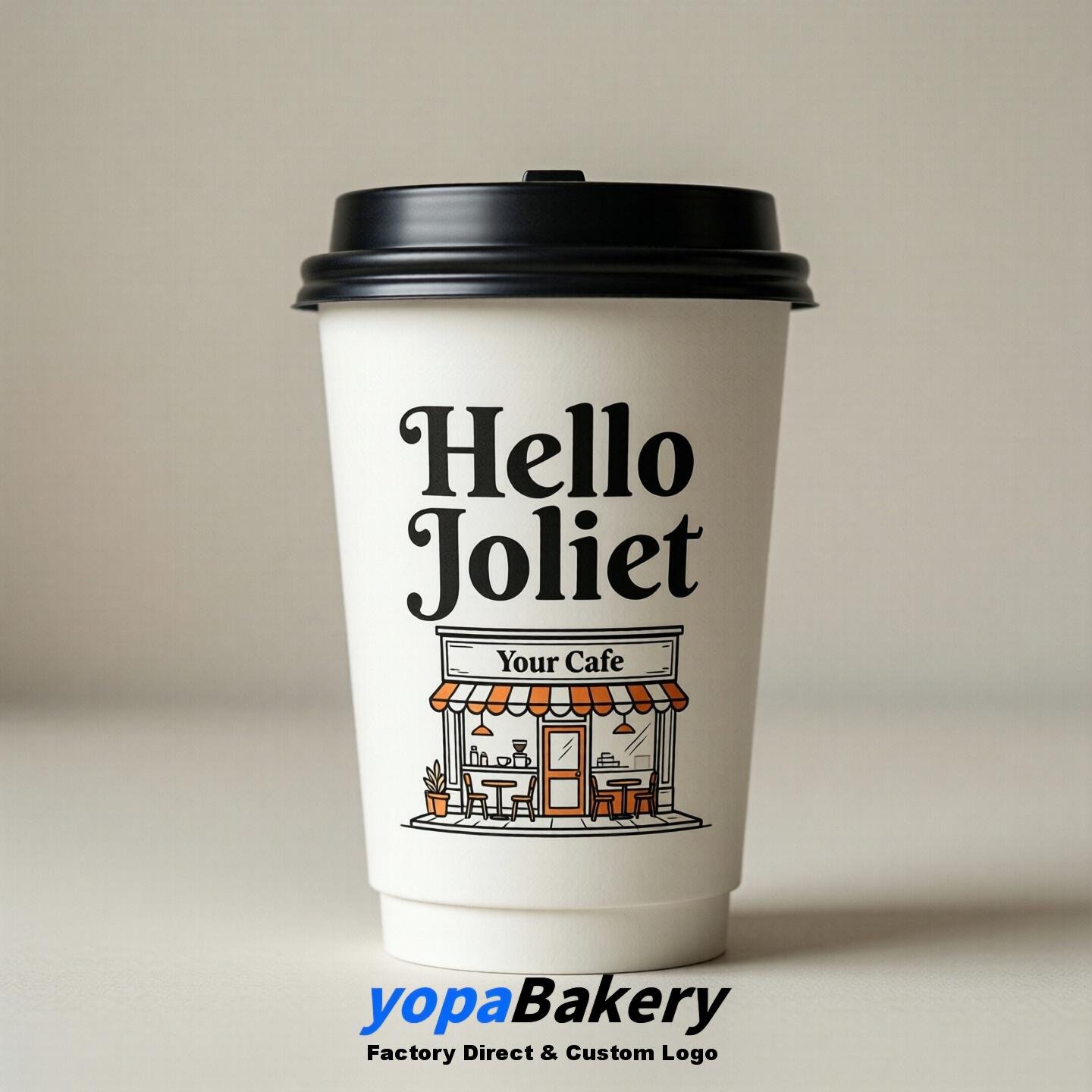 Welcome to Joliet Printed Paper Coffee Cups | Joliet Cafe Packaging Designer