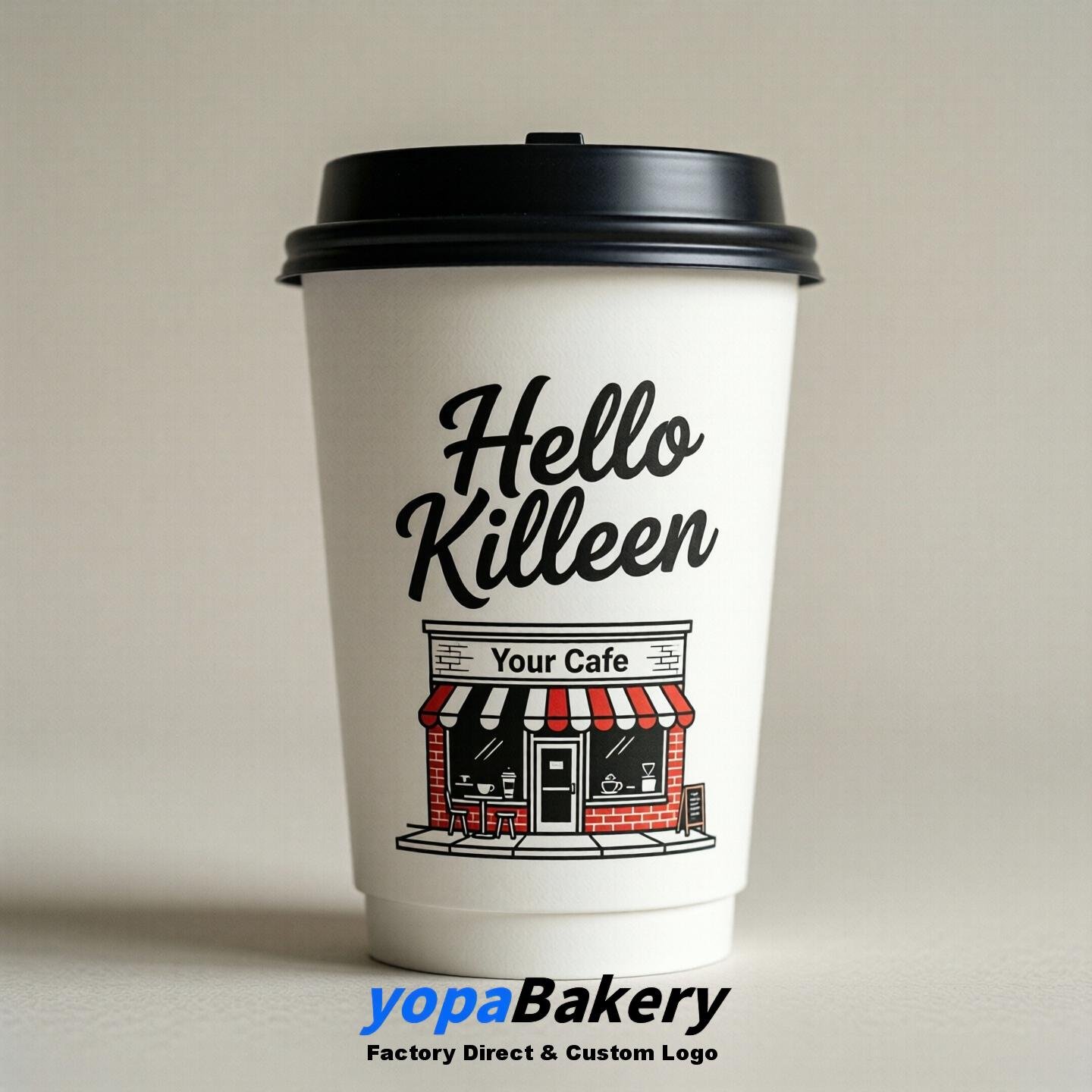 Welcome to Killeen Printed Paper Coffee Cups | Killeen Cafe Packaging Designer
