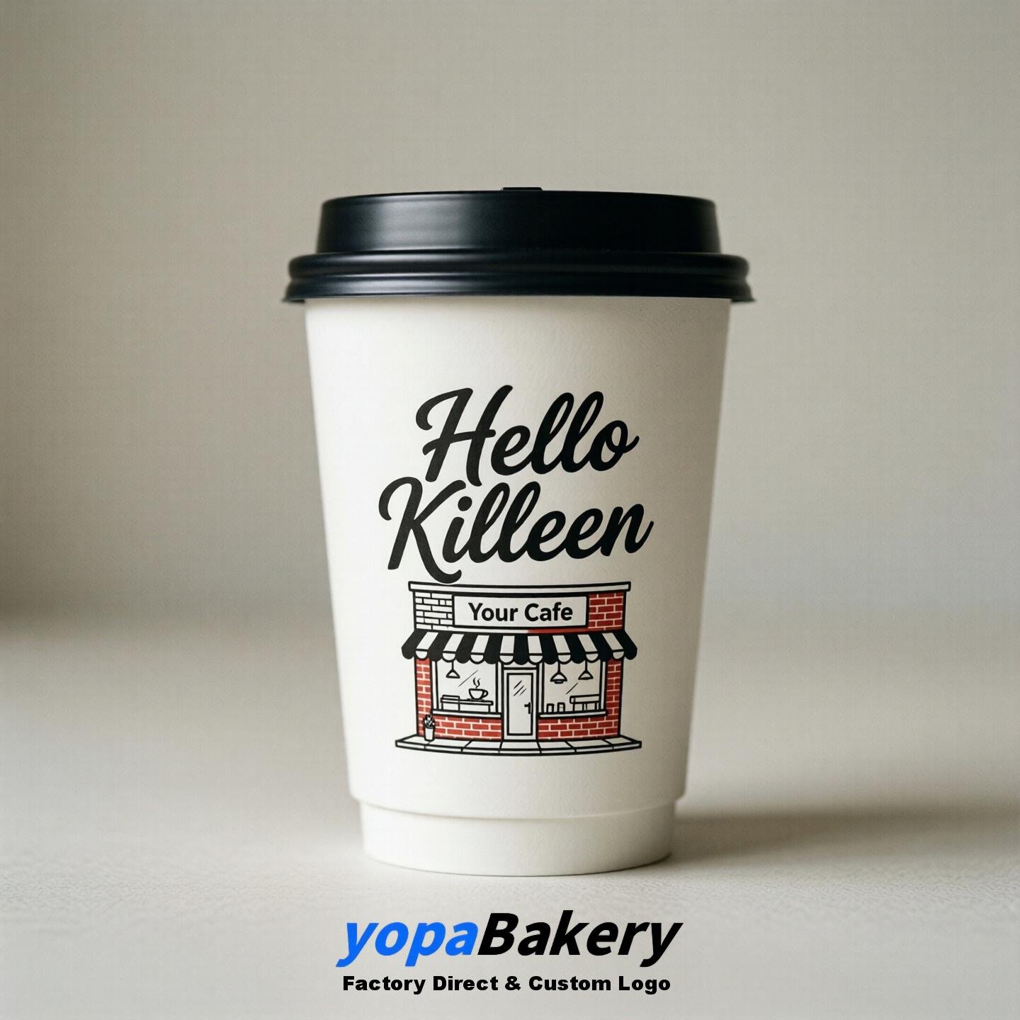 Welcome to Killeen Printed Paper Coffee Cups | Killeen Cafe Packaging Designer