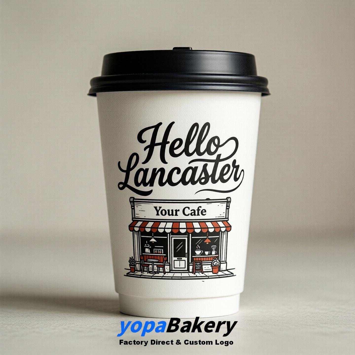 Welcome to Lancaster Printed Paper Coffee Cups | Lancaster Cafe Packaging Designer Welcome to Lancaster Printed Paper Coffee Cups | Lancaster Cafe Packaging Designer