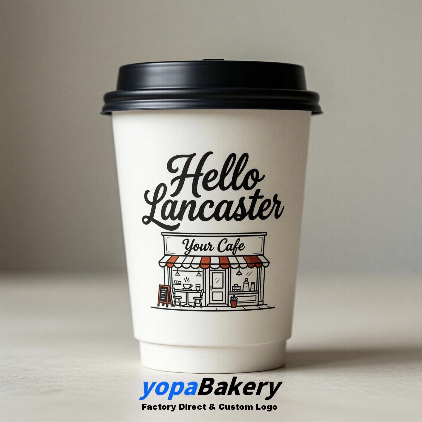 Welcome to Lancaster Printed Paper Coffee Cups | Lancaster Cafe Packaging Designer