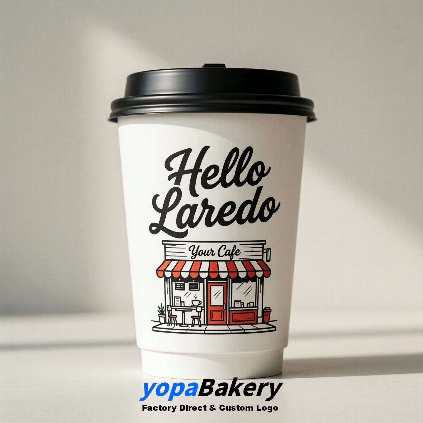 Welcome to Laredo Printed Paper Coffee Cups | Laredo Coffee Packaging Design Firm