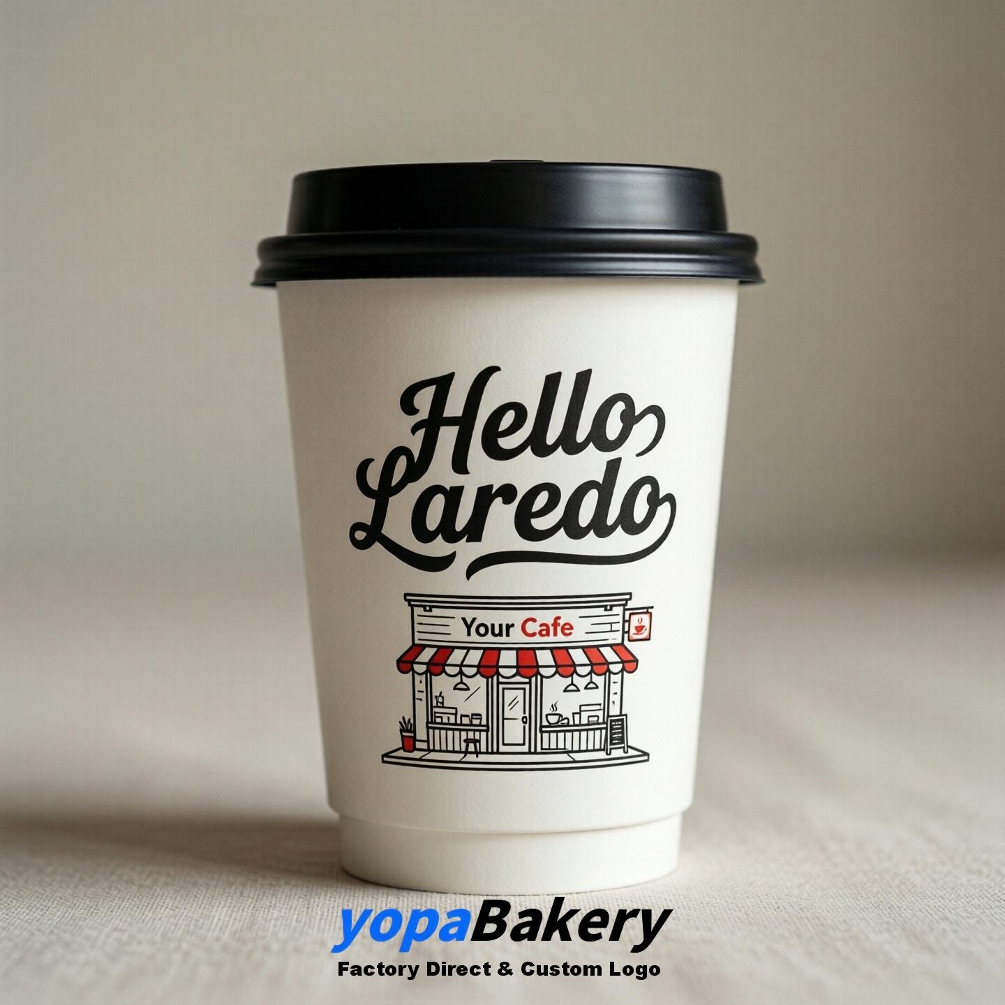 Welcome to Laredo Printed Paper Coffee Cups | Laredo Coffee Packaging Design Firm