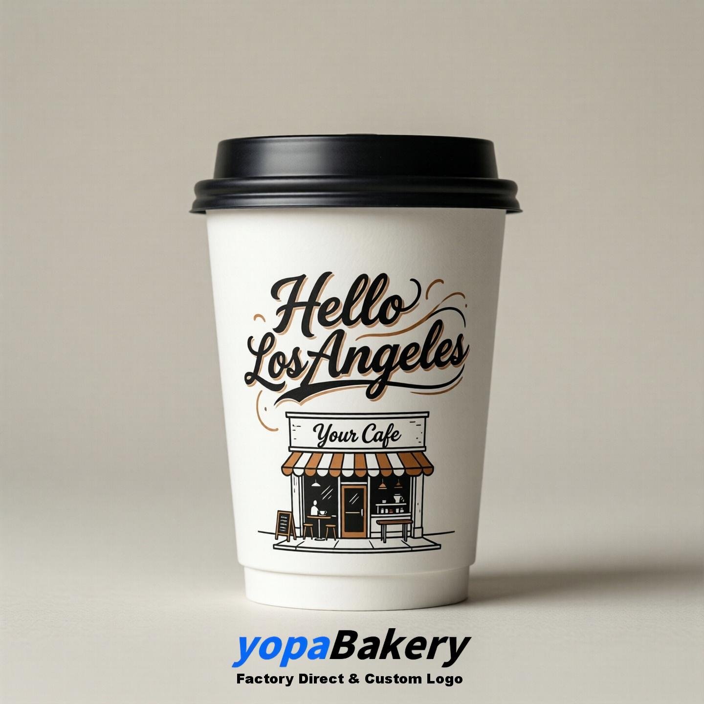 Welcome to Los Angeles Printed Paper Coffee Cups | Los Angeles Coffee Packaging Design Firm