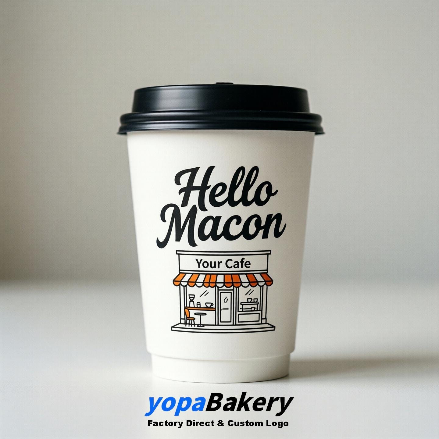 Welcome to Macon Printed Paper Coffee Cups | Macon Cafe Packaging Designer