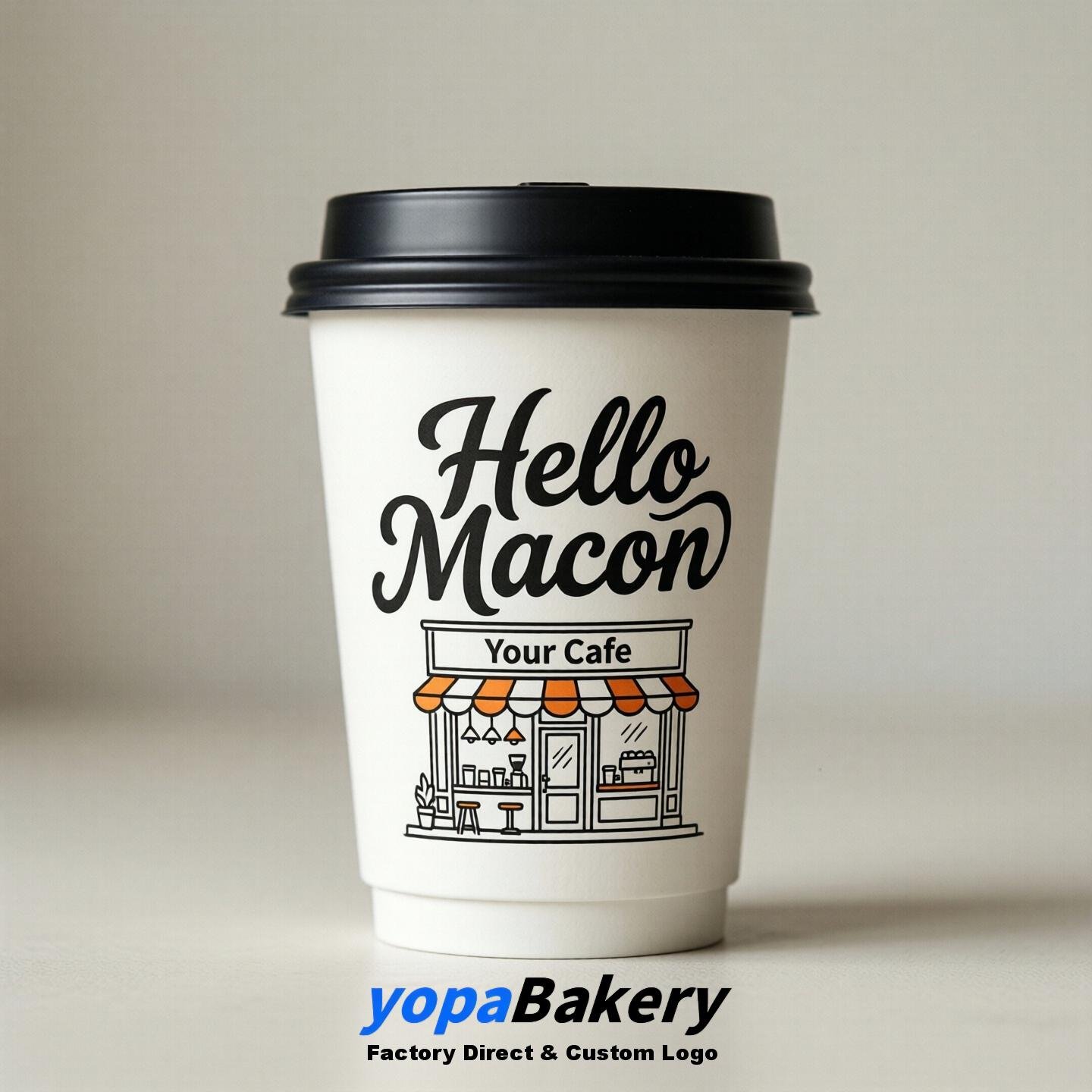Welcome to Macon Printed Paper Coffee Cups | Macon Cafe Packaging Designer