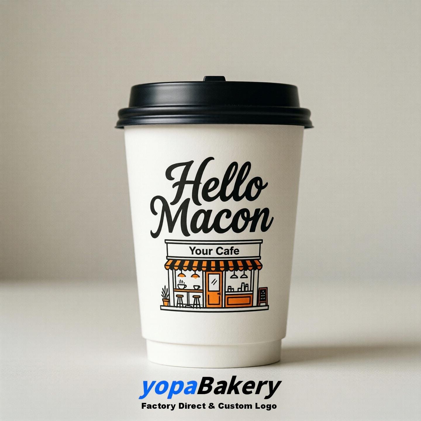 Welcome to Macon Printed Paper Coffee Cups | Macon Cafe Packaging Designer