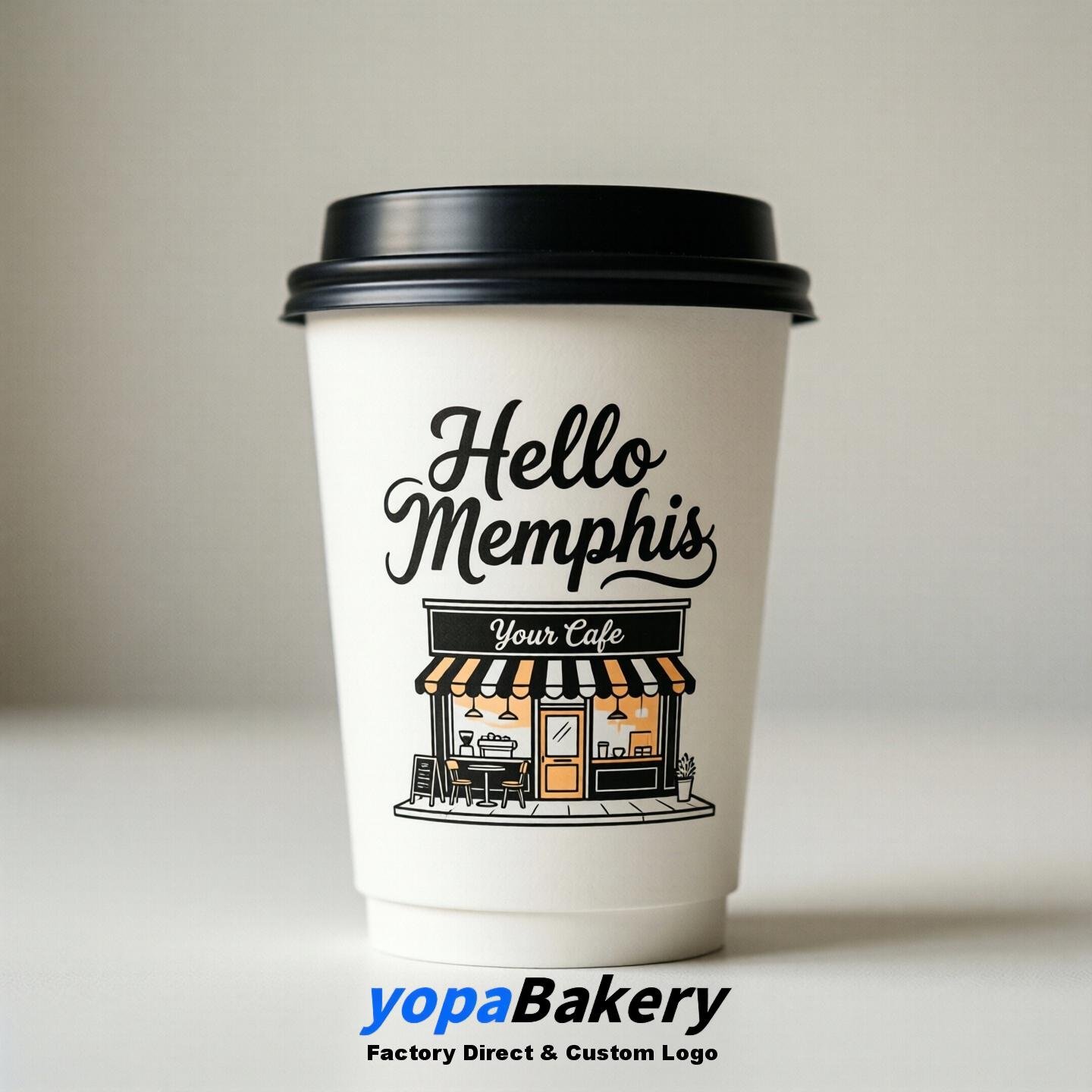 Welcome to Memphis Printed Paper Coffee Cups | Memphis Coffee Packaging Design Firm
