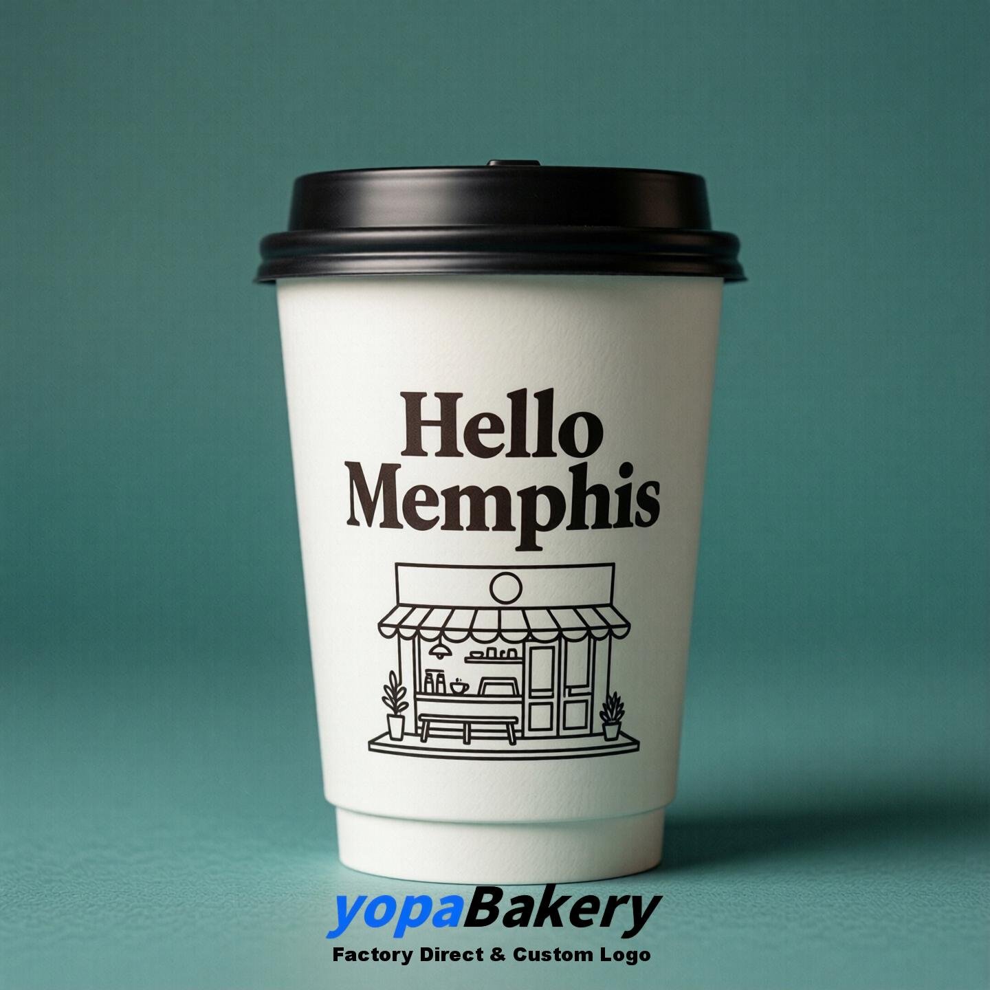 Welcome to Memphis Printed Paper Coffee Cups | Memphis Coffee Packaging Design Firm