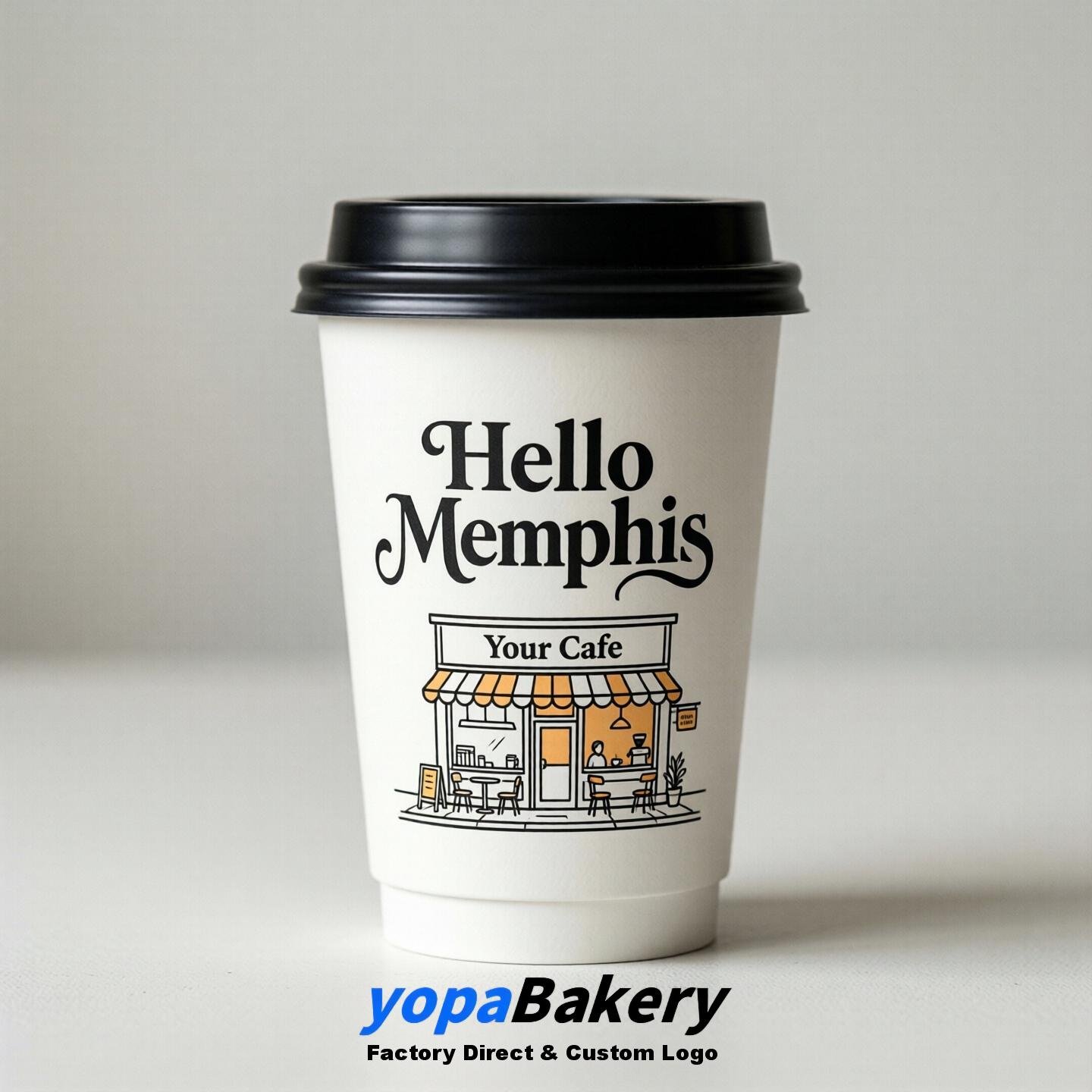 Welcome to Memphis Printed Paper Coffee Cups | Memphis Coffee Packaging Design Firm