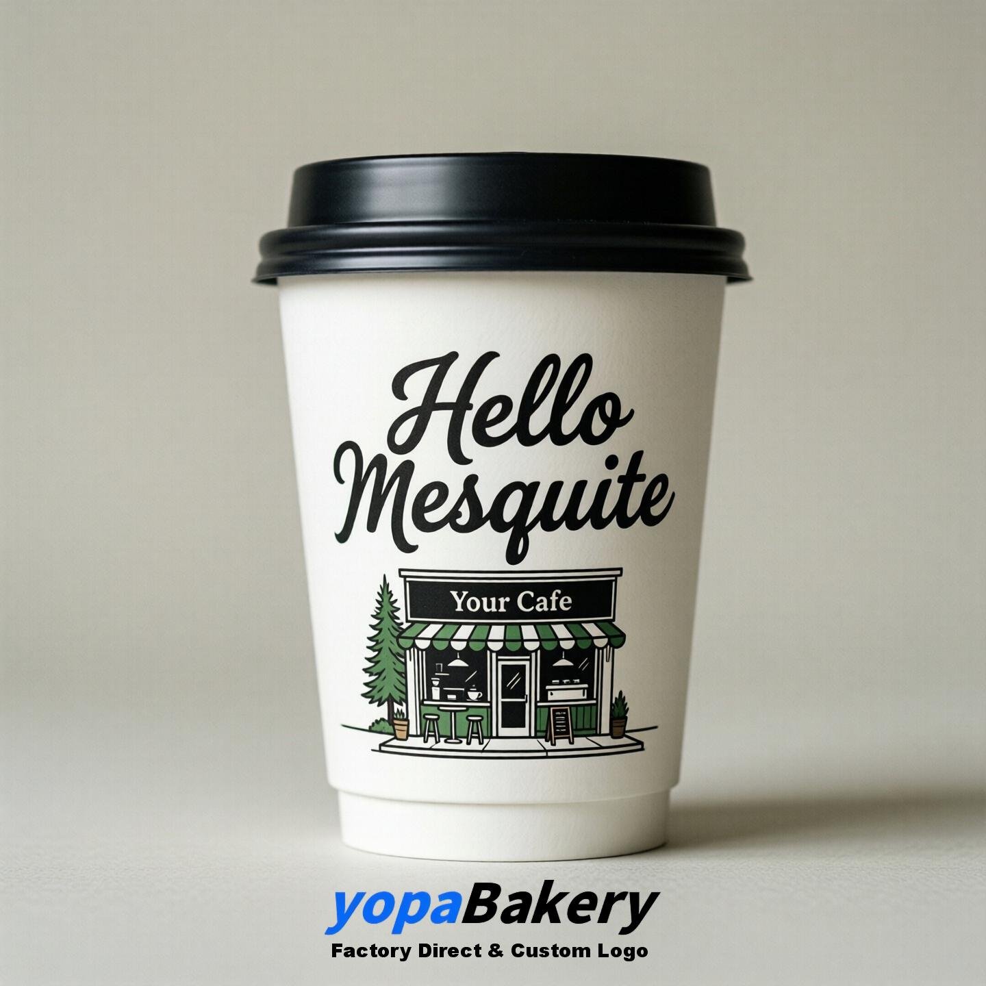 Welcome to Mesquite Printed Paper Coffee Cups | Mesquite Cafe Packaging Designer