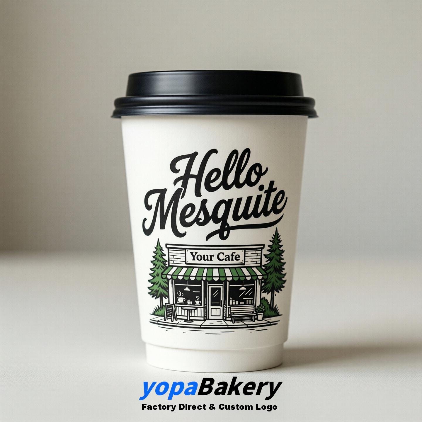 Welcome to Mesquite Printed Paper Coffee Cups | Mesquite Cafe Packaging Designer