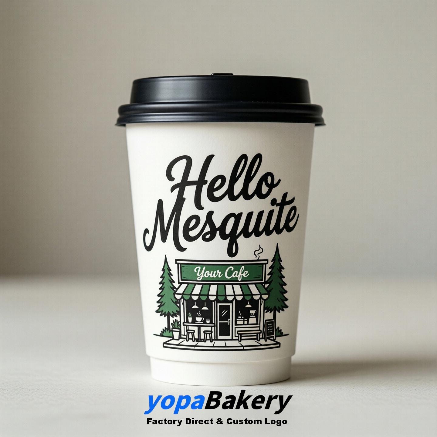 Welcome to Mesquite Printed Paper Coffee Cups | Mesquite Cafe Packaging Designer