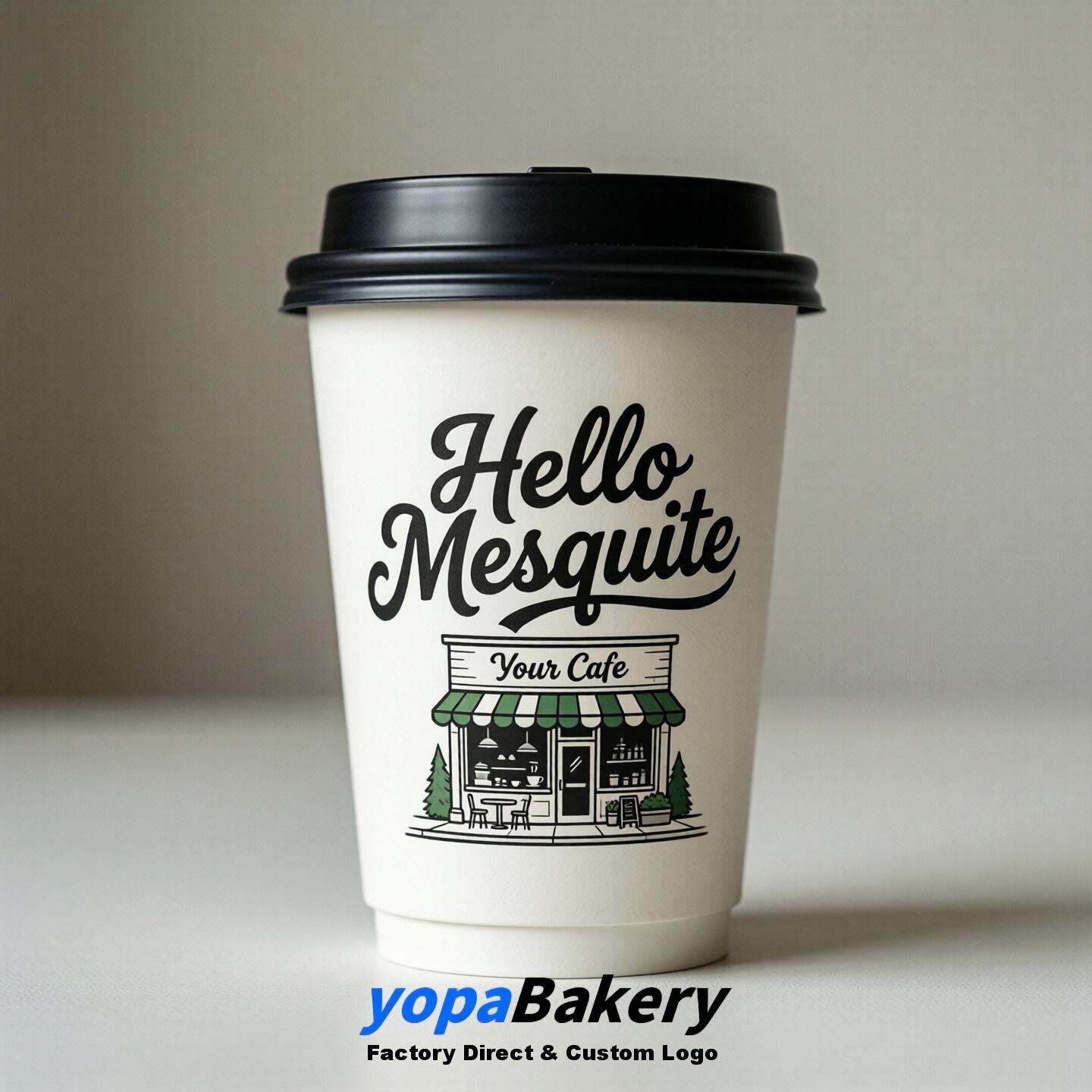 Welcome to Mesquite Printed Paper Coffee Cups | Mesquite Cafe Packaging Designer