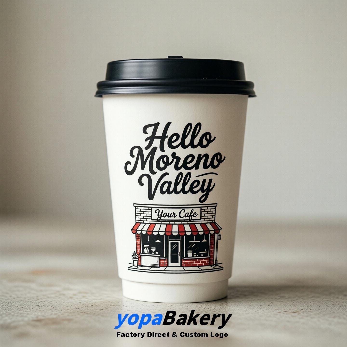 Welcome to Moreno Valley Printed Paper Coffee Cups | Moreno Valley Cafe Packaging Designer