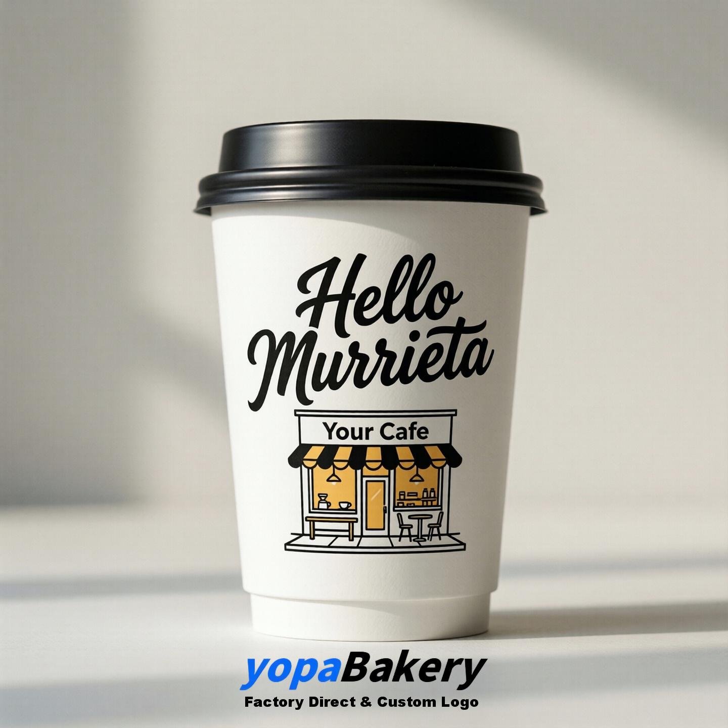 Welcome to Murrieta Printed Paper Coffee Cups | Murrieta Cafe Packaging Designer