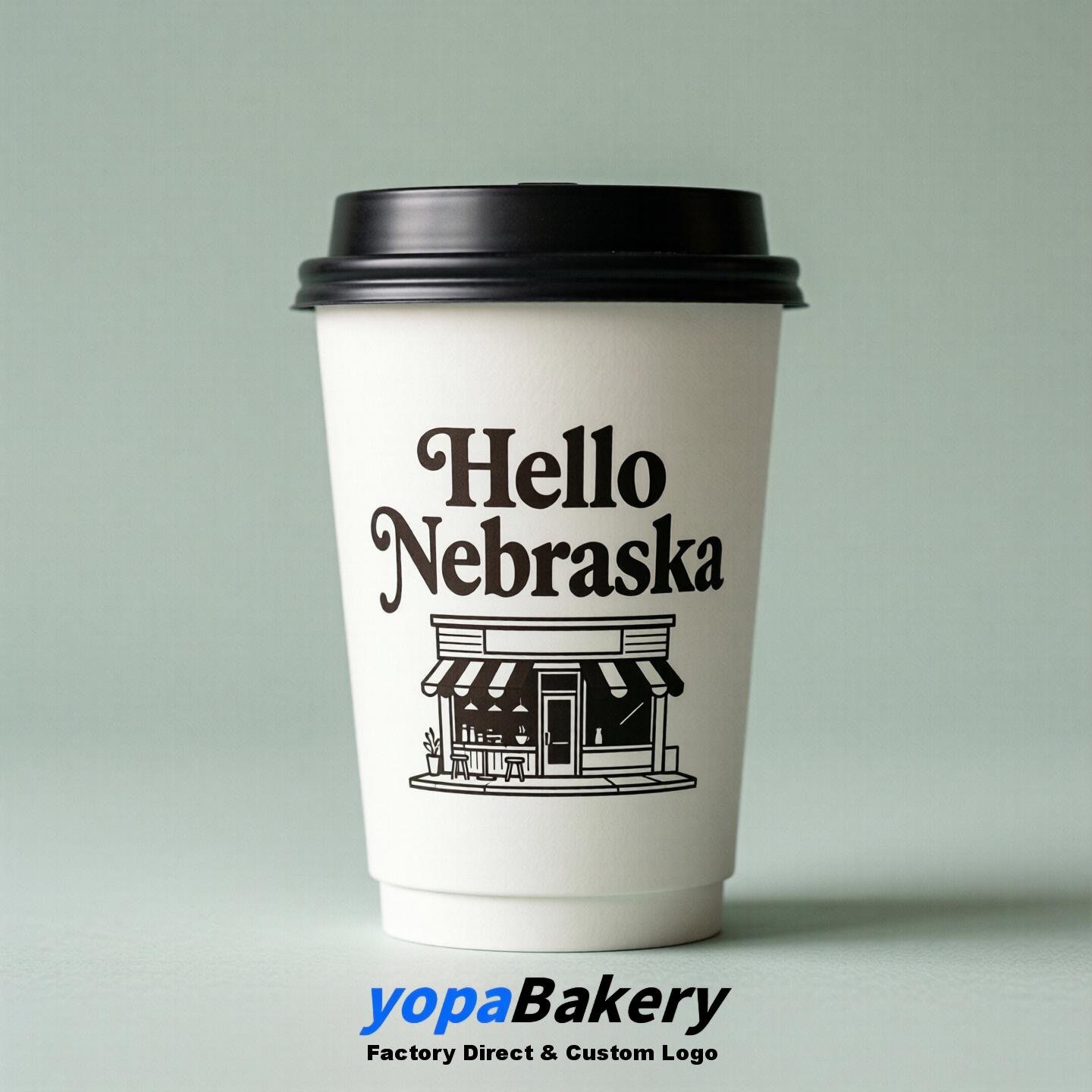 Welcome to Nebraska Printed Paper Coffee Cups | Nebraska Coffee Cups Design & Factory