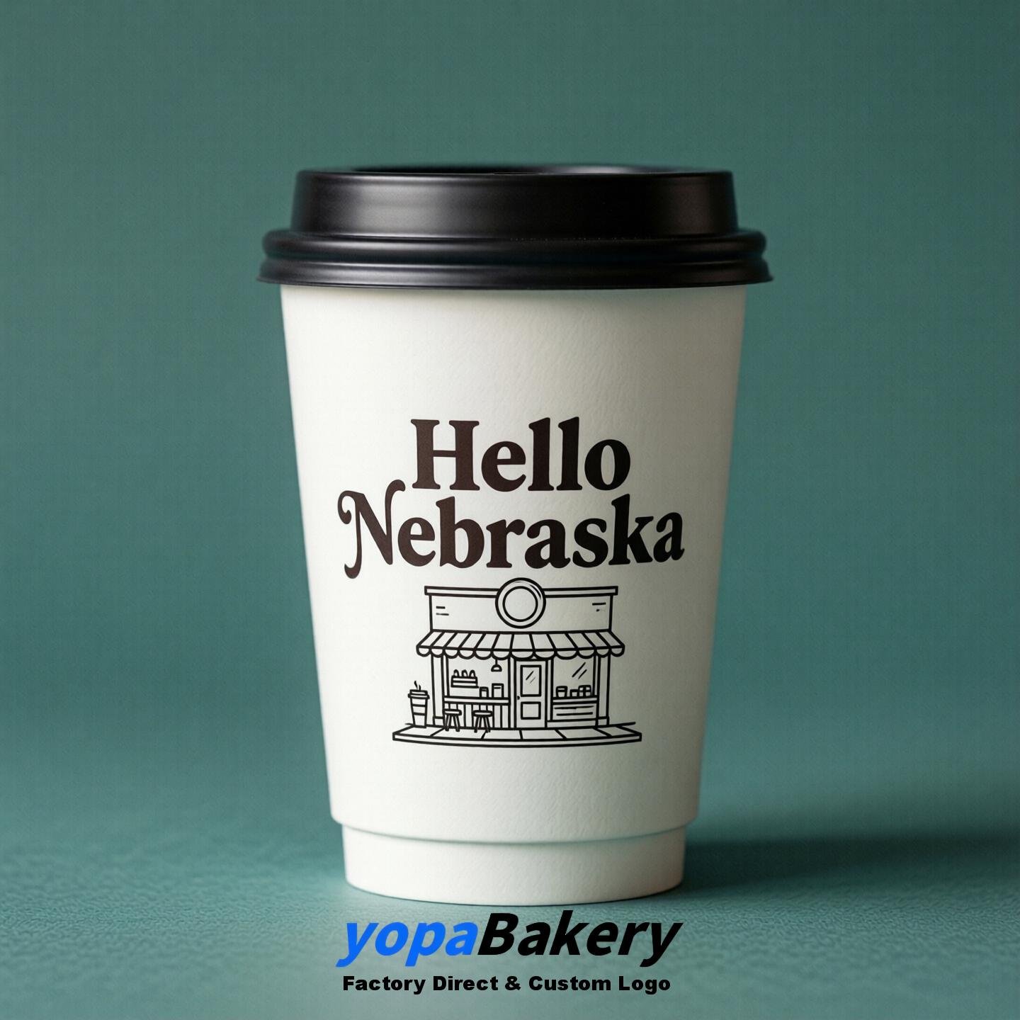 Welcome to Nebraska Printed Paper Coffee Cups | Nebraska Coffee Cups Design & Factory