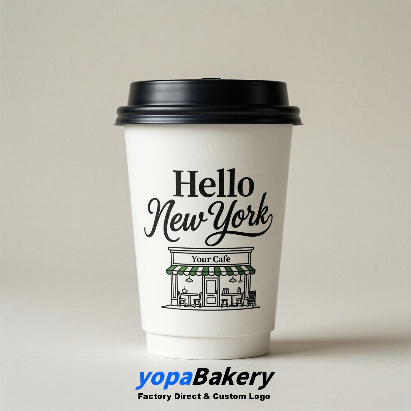 Welcome to New York Printed Paper Coffee Cups | New York Coffee Packaging Design Firm