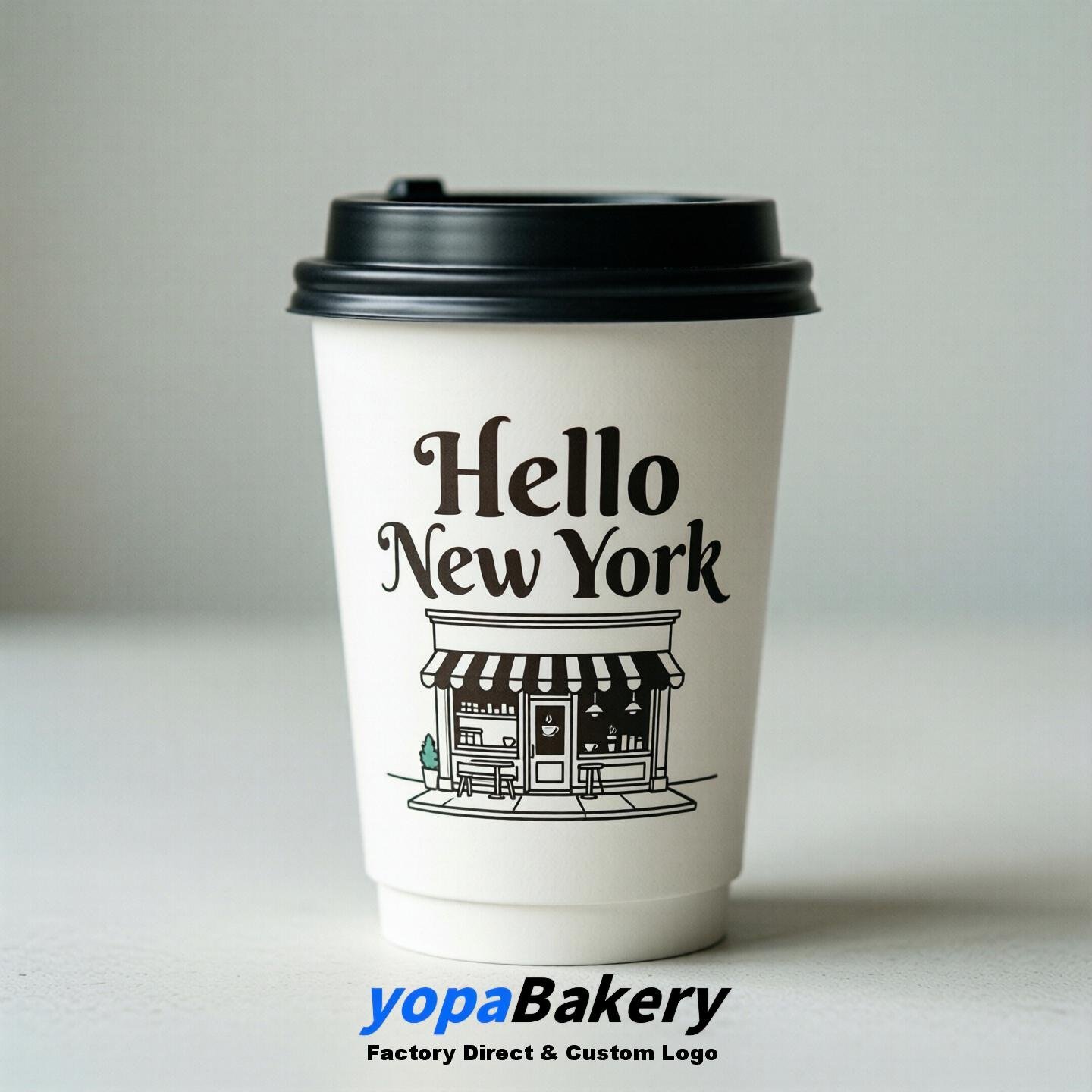 Welcome to New York Printed Paper Coffee Cups | New York Coffee Packaging Design Firm