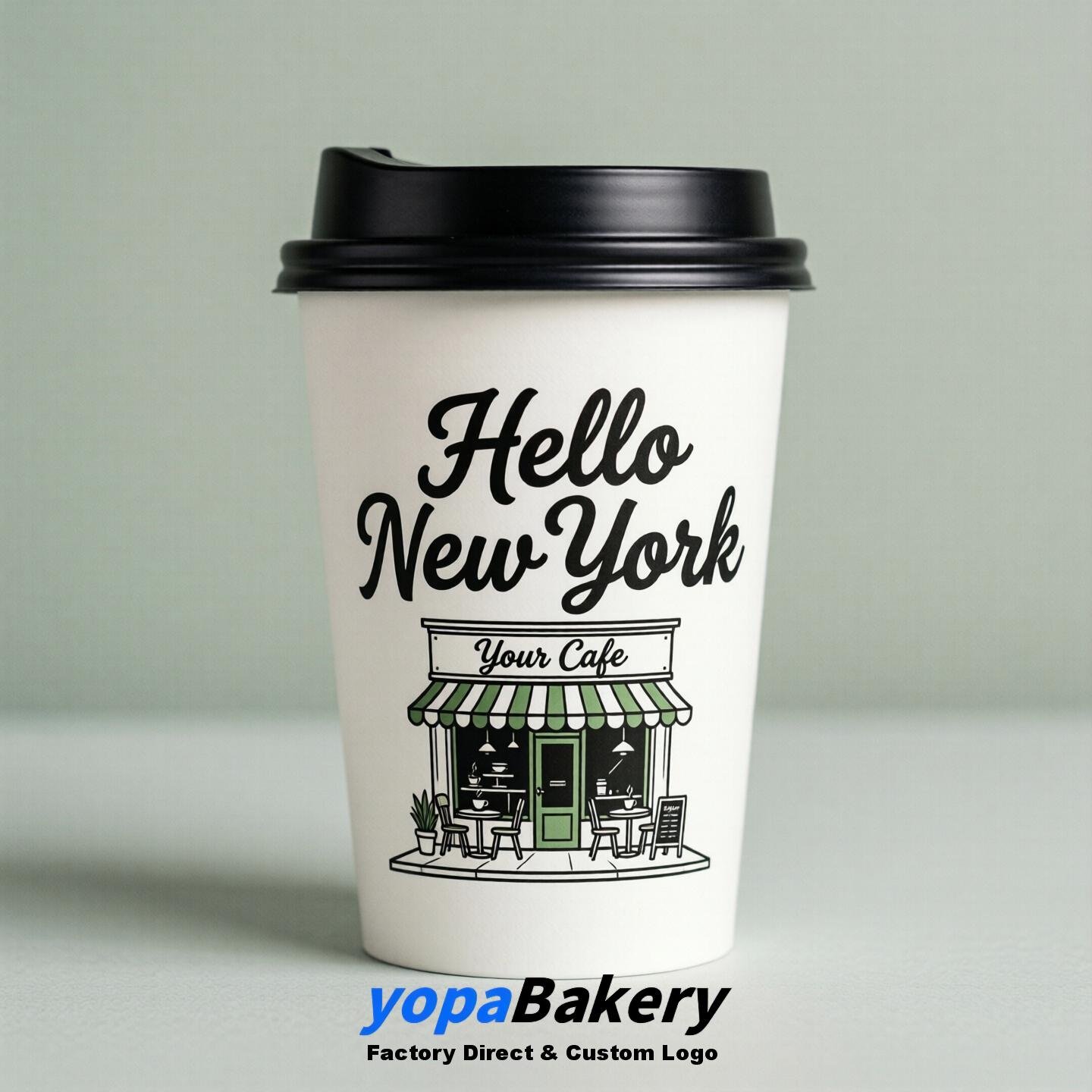 Welcome to New York Printed Paper Coffee Cups | New York Coffee Packaging Design Firm