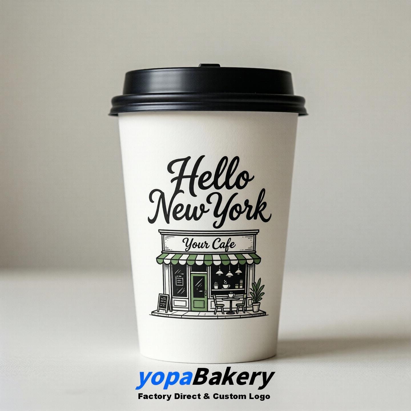 Welcome to New York Printed Paper Coffee Cups | New York Coffee Packaging Design Firm