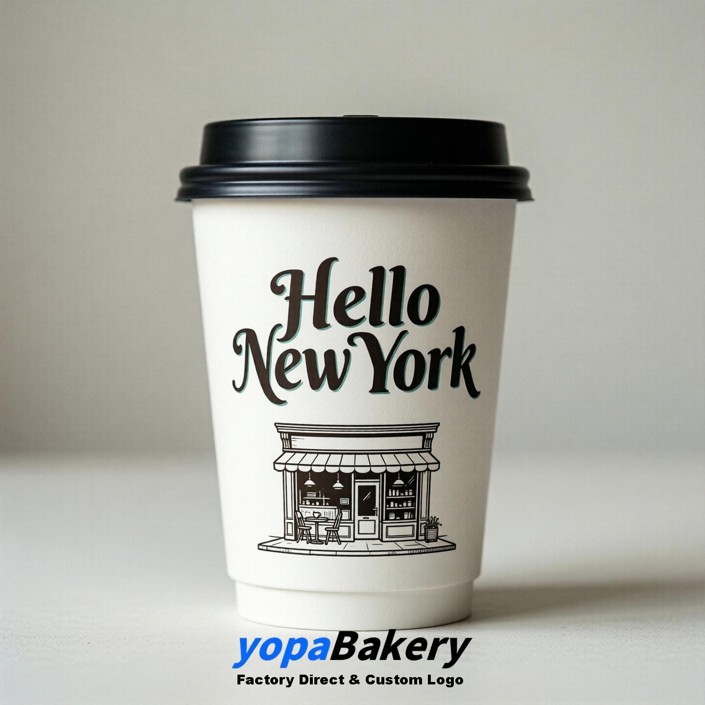 Welcome to New York Printed Paper Coffee Cups | New York Coffee Packaging Design Firm