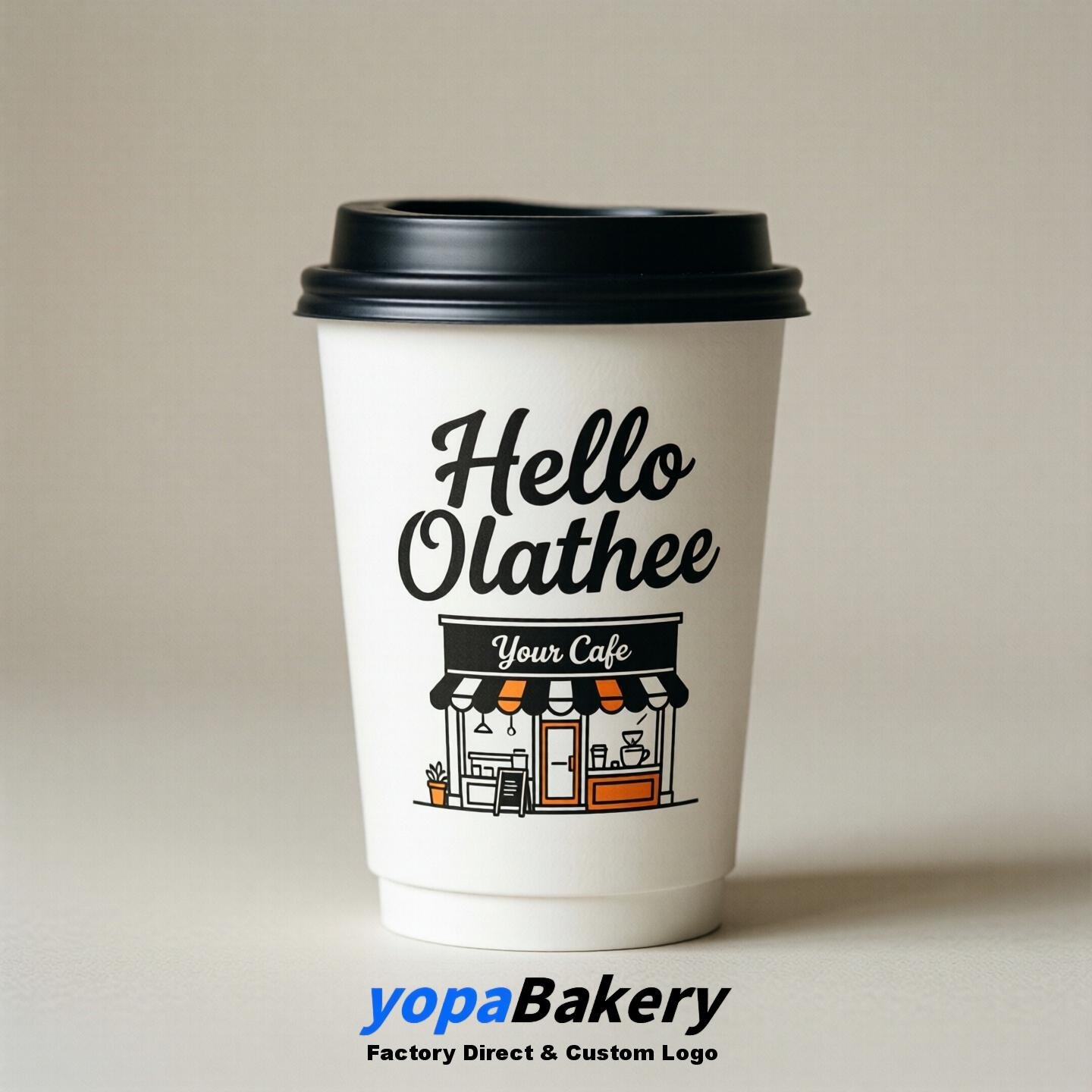 Welcome to Olathe Printed Paper Coffee Cups | Olathe Cafe Packaging Designer
