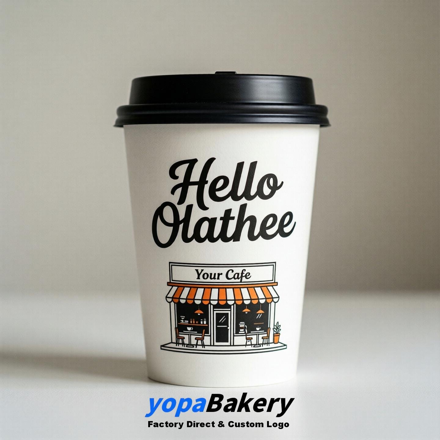 Welcome to Olathe Printed Paper Coffee Cups | Olathe Cafe Packaging Designer