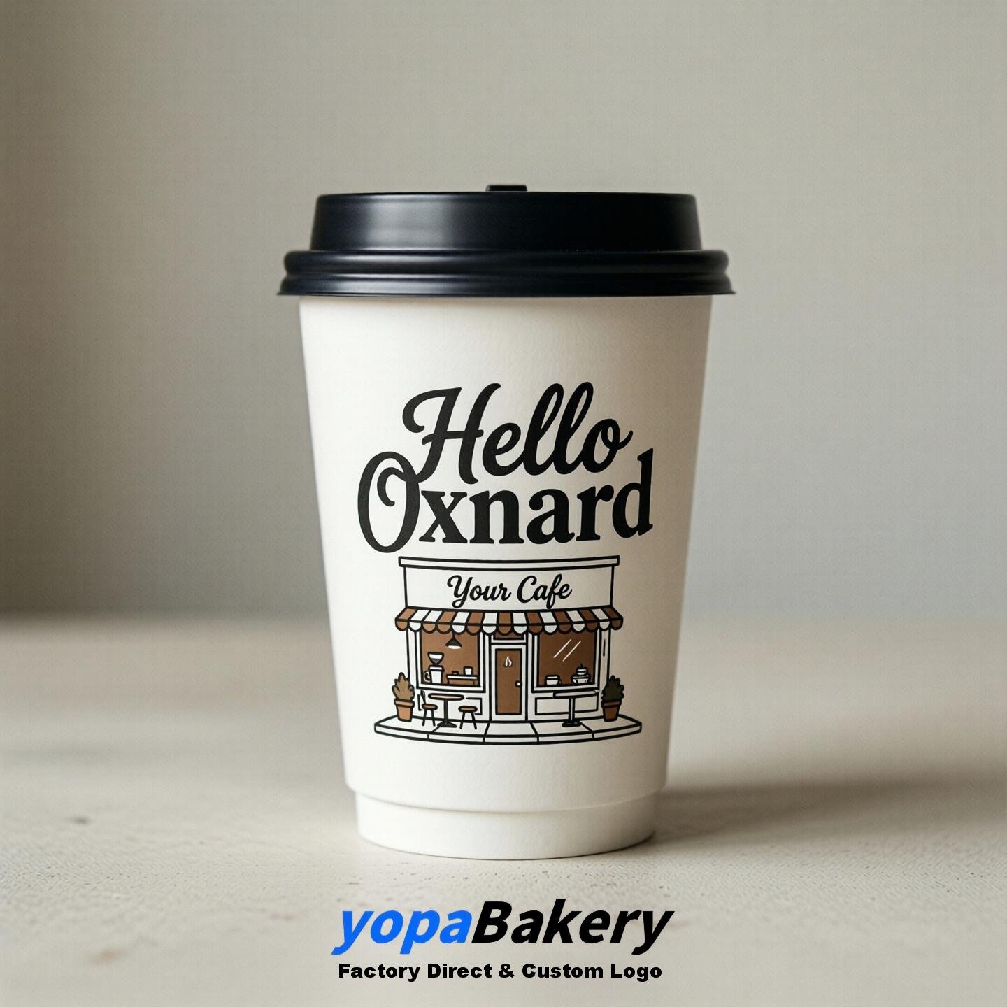 Welcome to Oxnard Printed Paper Coffee Cups | Oxnard Cafe Packaging Designer