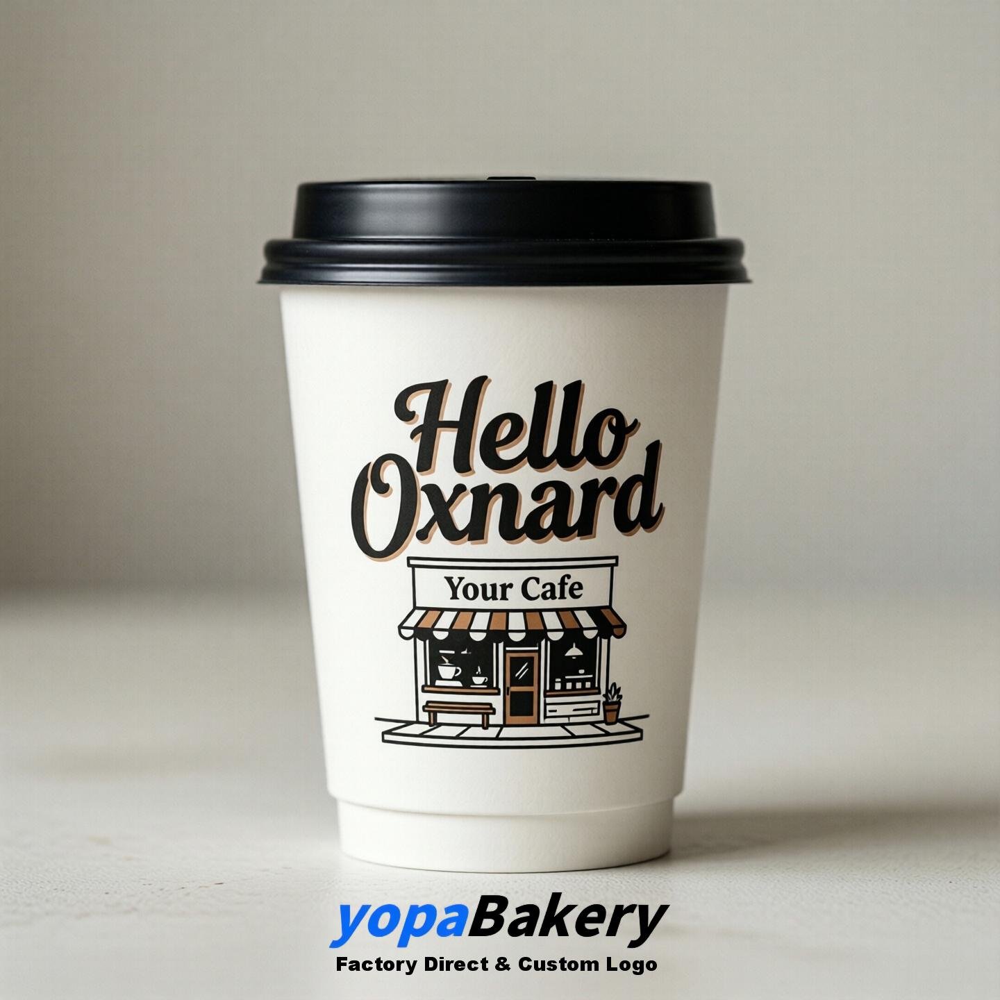 Welcome to Oxnard Printed Paper Coffee Cups | Oxnard Cafe Packaging Designer