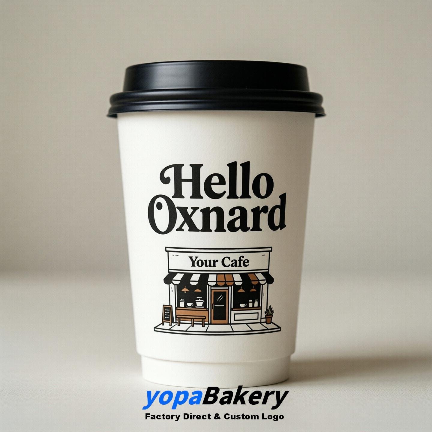 Welcome to Oxnard Printed Paper Coffee Cups | Oxnard Cafe Packaging Designer