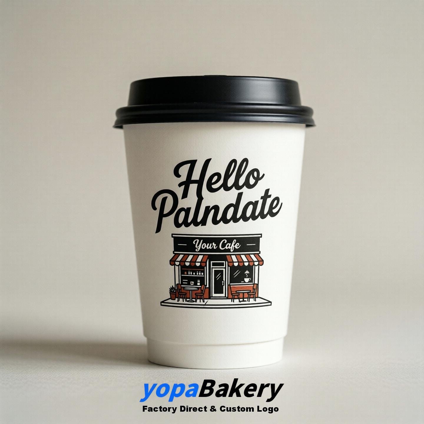 Welcome to Palmdale Printed Paper Coffee Cups | Palmdale Cafe Packaging Designer