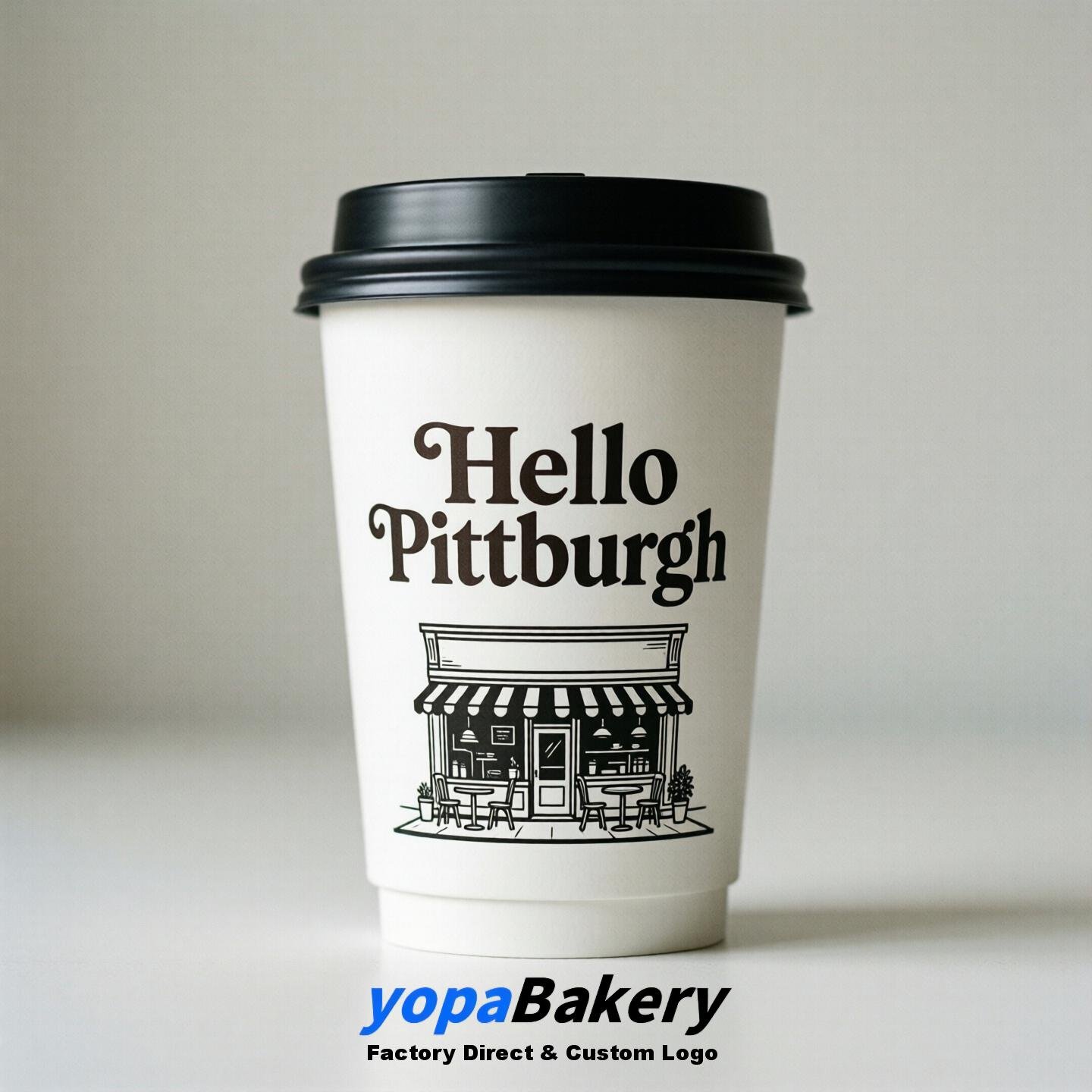 Welcome to Pittsburgh Printed Paper Coffee Cups | Pittsburgh Coffee Packaging Design Firm